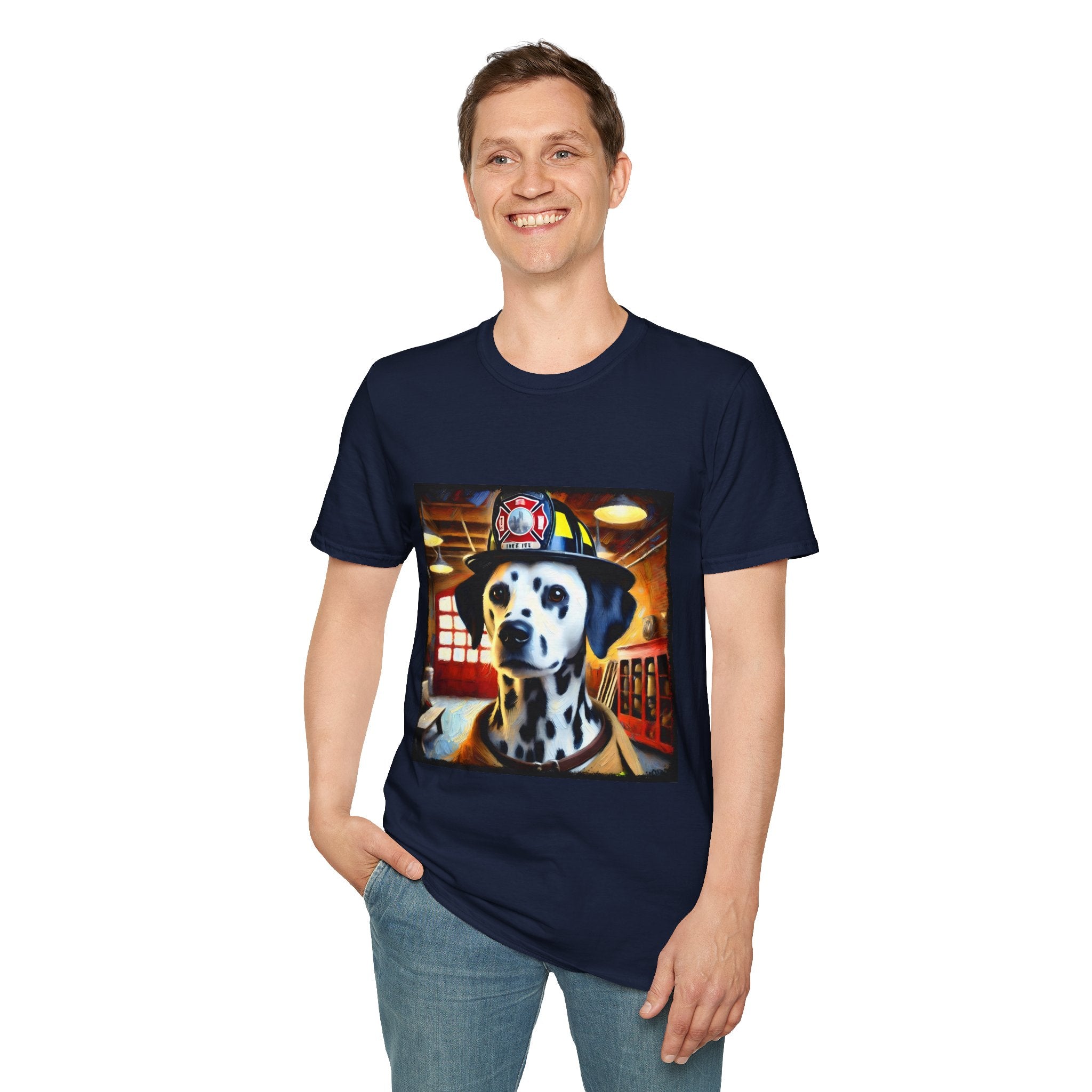 Dalmatian Fire Rescue Classic | Unisex Dog T-Shirt