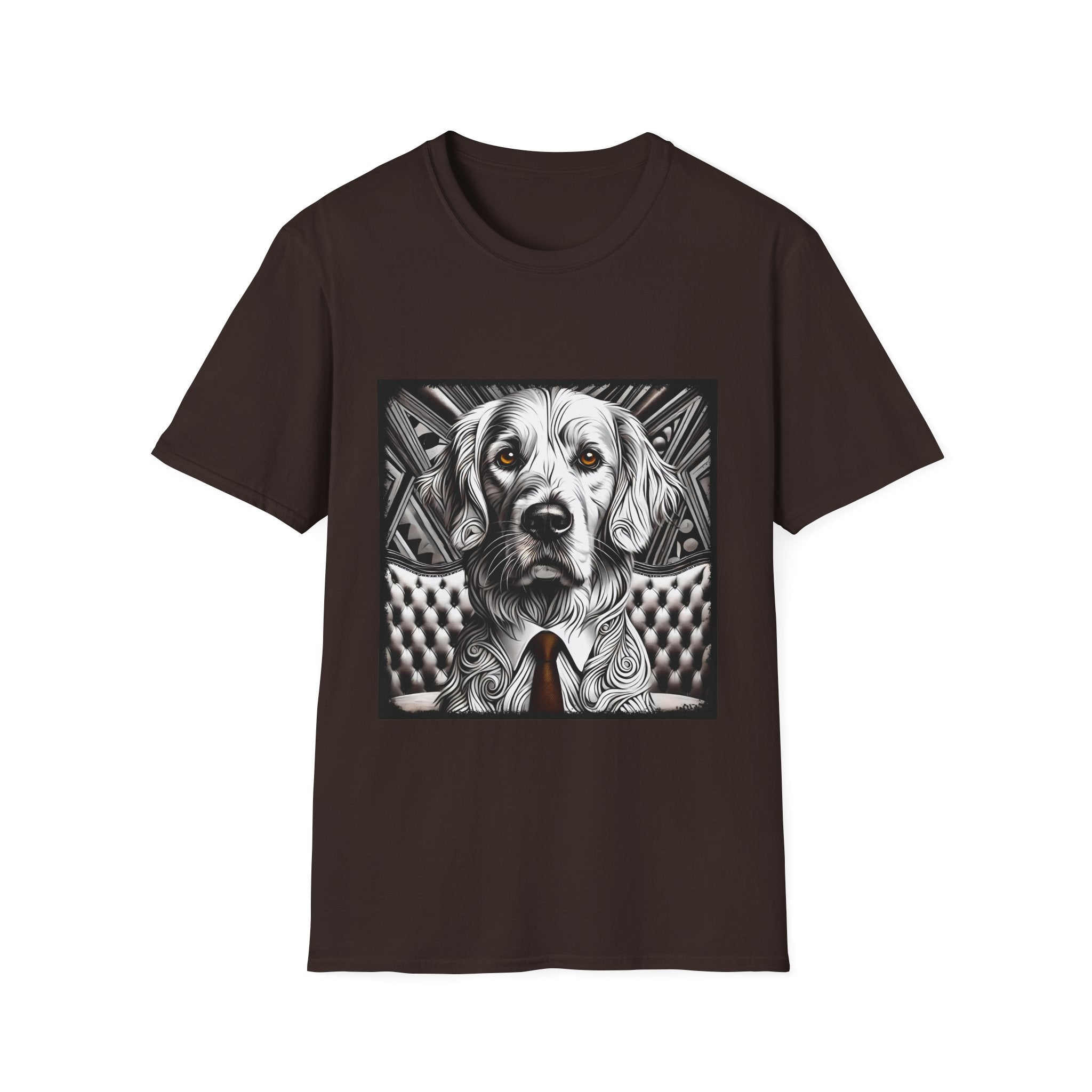 Golden Retriever Shirt | B&W Bold Eyes Dog Lover Tee