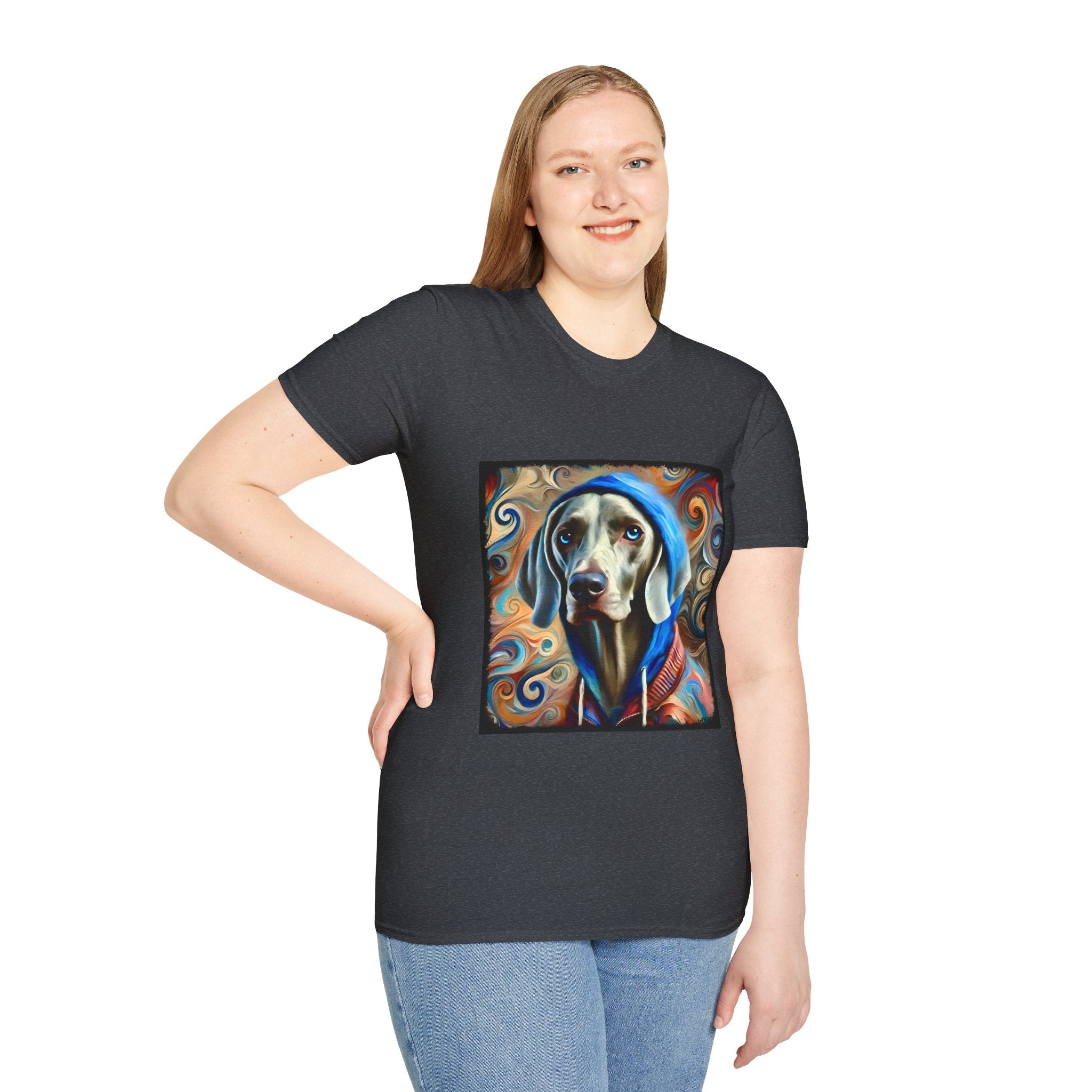 Weimaraner Hoodie Swirl | Unisex Dog T-Shirt