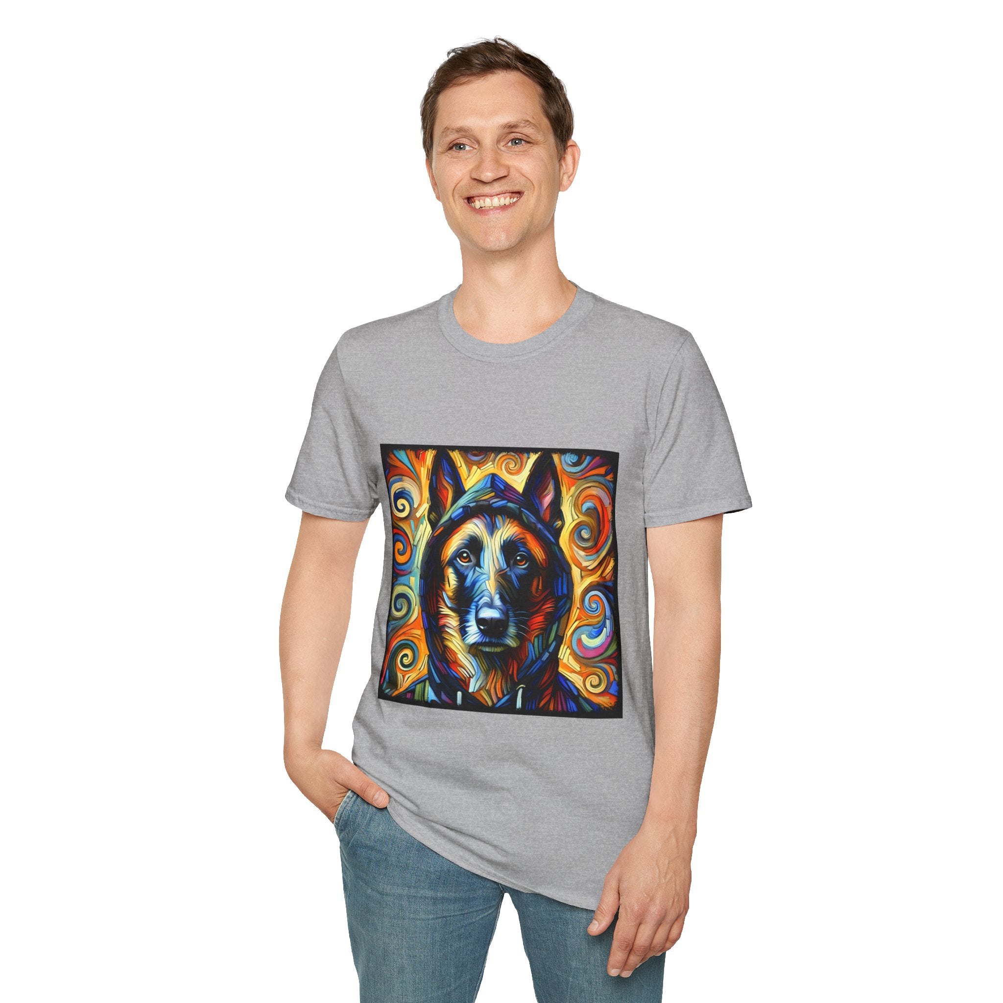 Belgian Malinois Relaxed Swirl | Unisex Dog T-Shirt