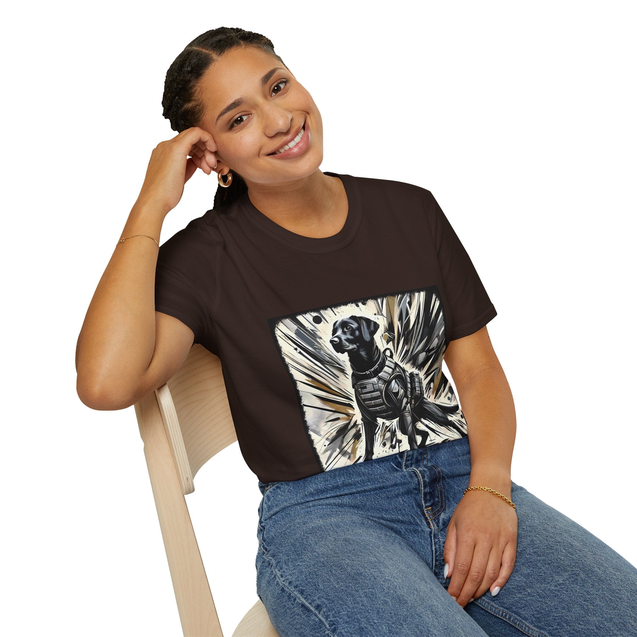 Labrador Retriever Bold Armor Classic | Unisex Dog T-Shirt
