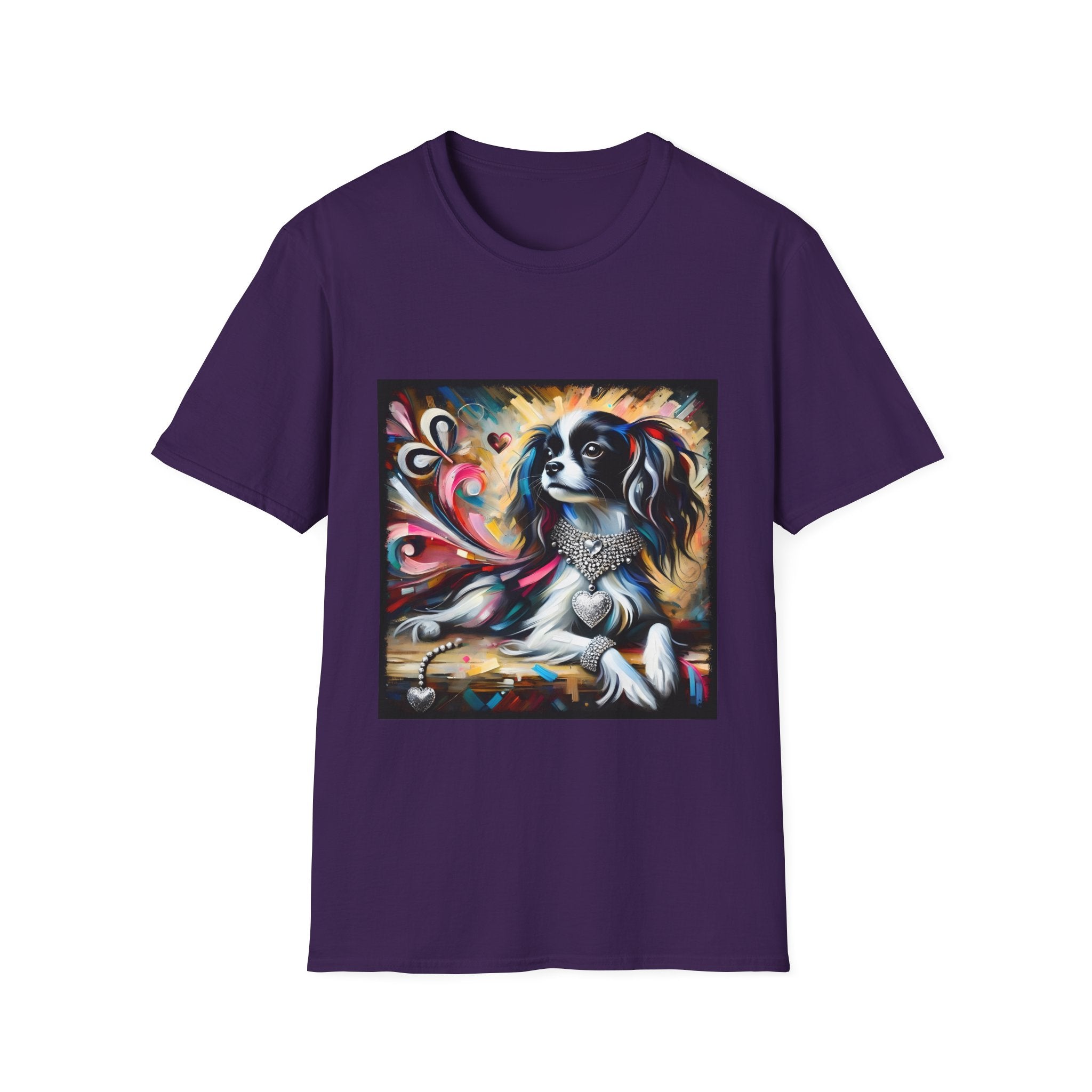 Cavalier King Charles Spaniel Diamond Heart Classic | Unisex Dog T-Shirt
