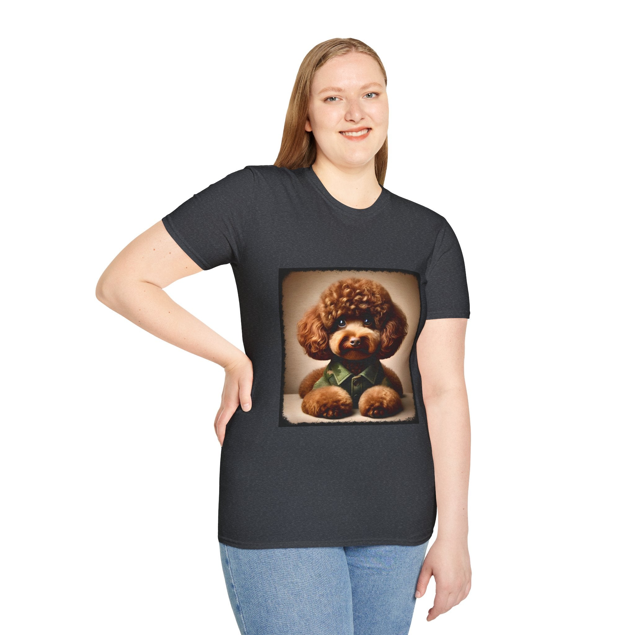 Poodle Beary Camo | Unisex Dog T-Shirt