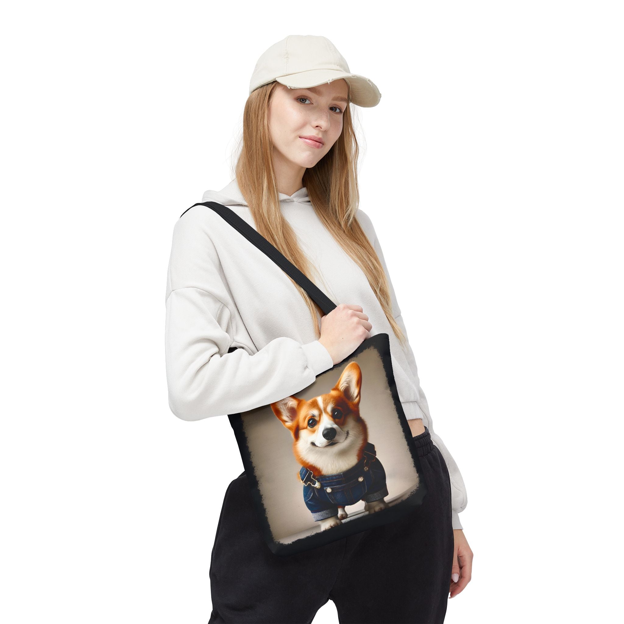 Pembroke Welsh Corgi Tote Bag | Denim Dream Dog Lover Gift