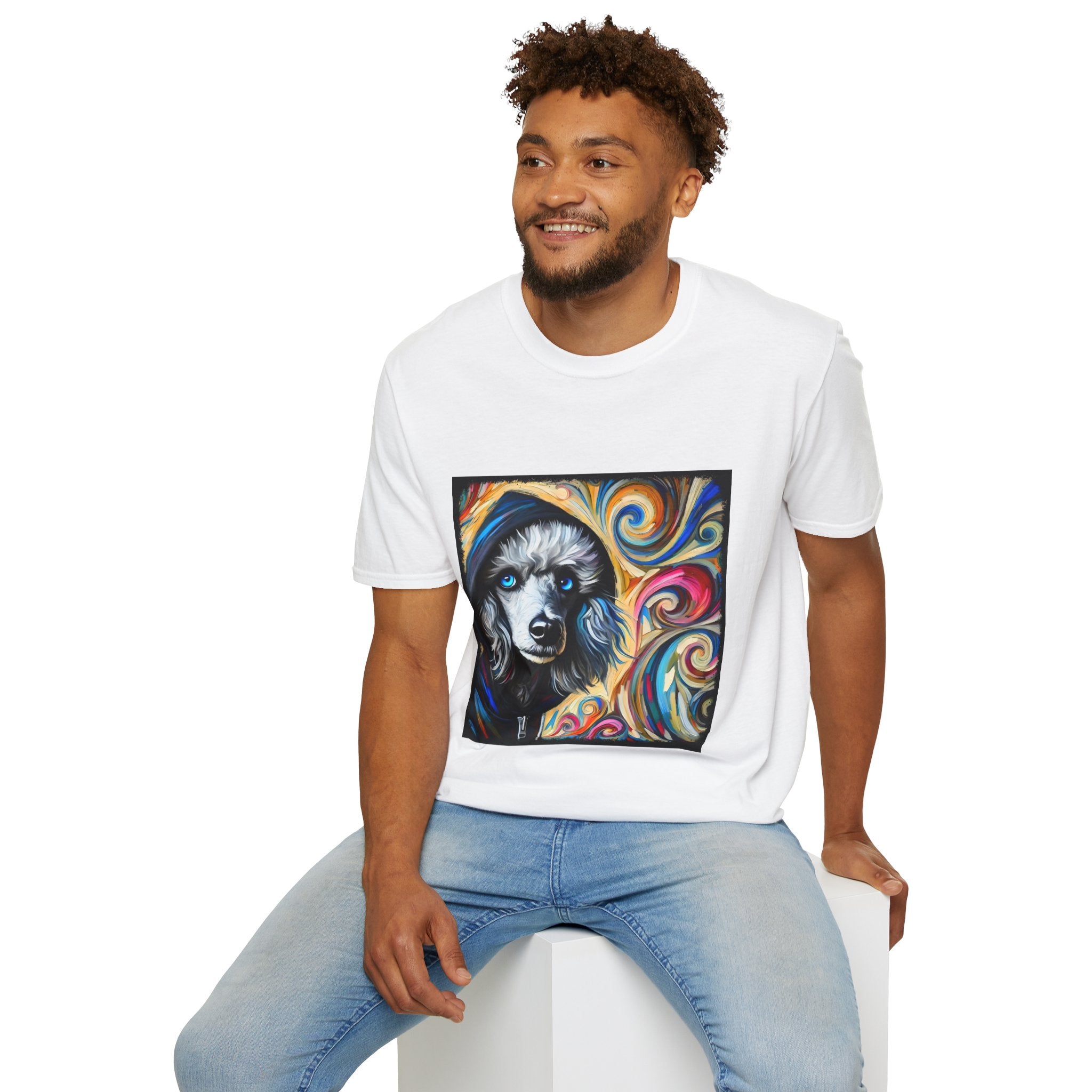 Poodle Relaxed Swirl | Unisex Dog T-Shirt