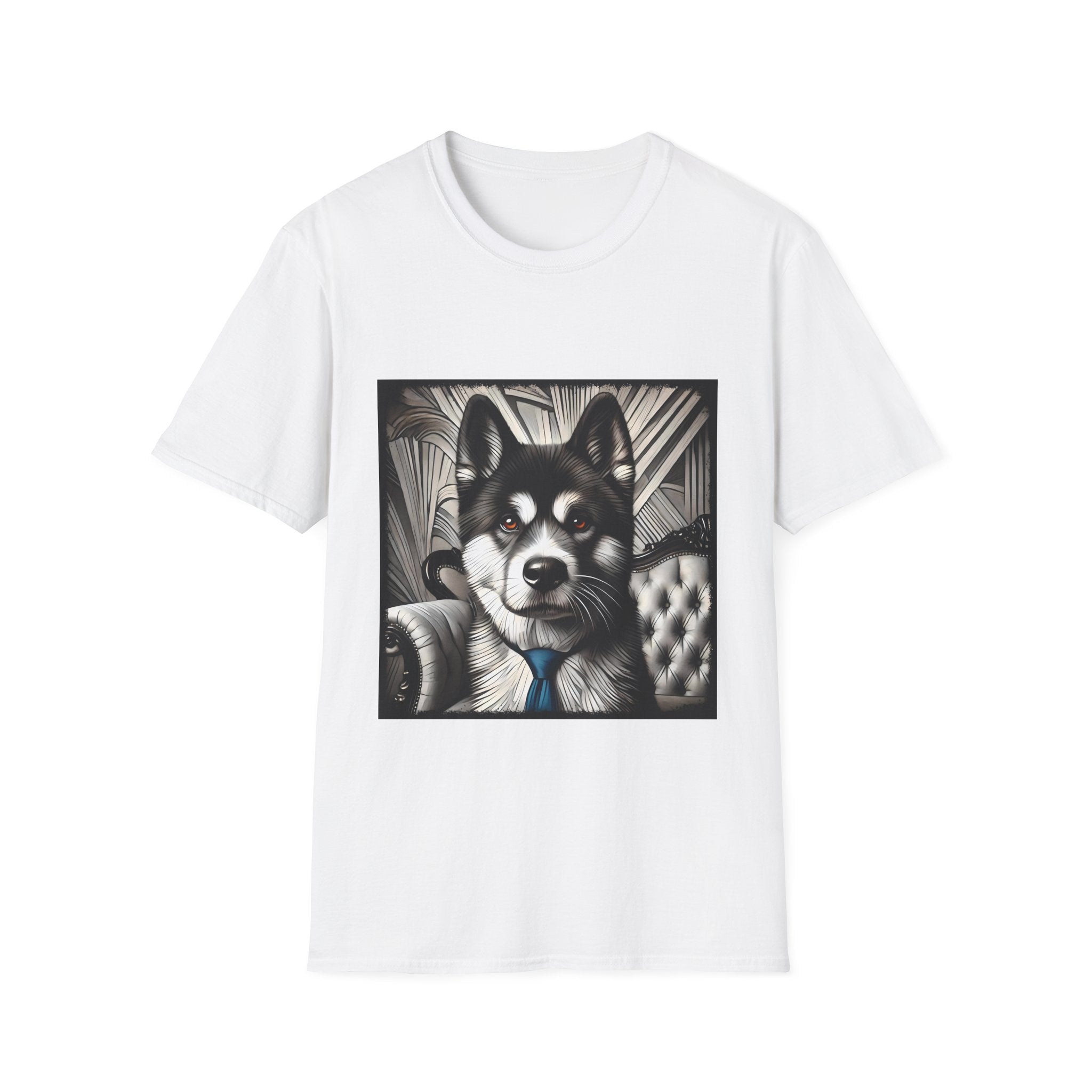 Akita Shirt | B&W Bold Eyes Dog Lover Tee