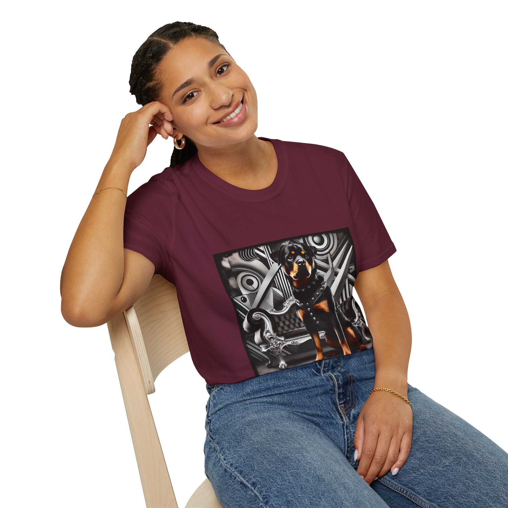 Rottweiler Bold Rebel | Unisex Dog T-Shirt