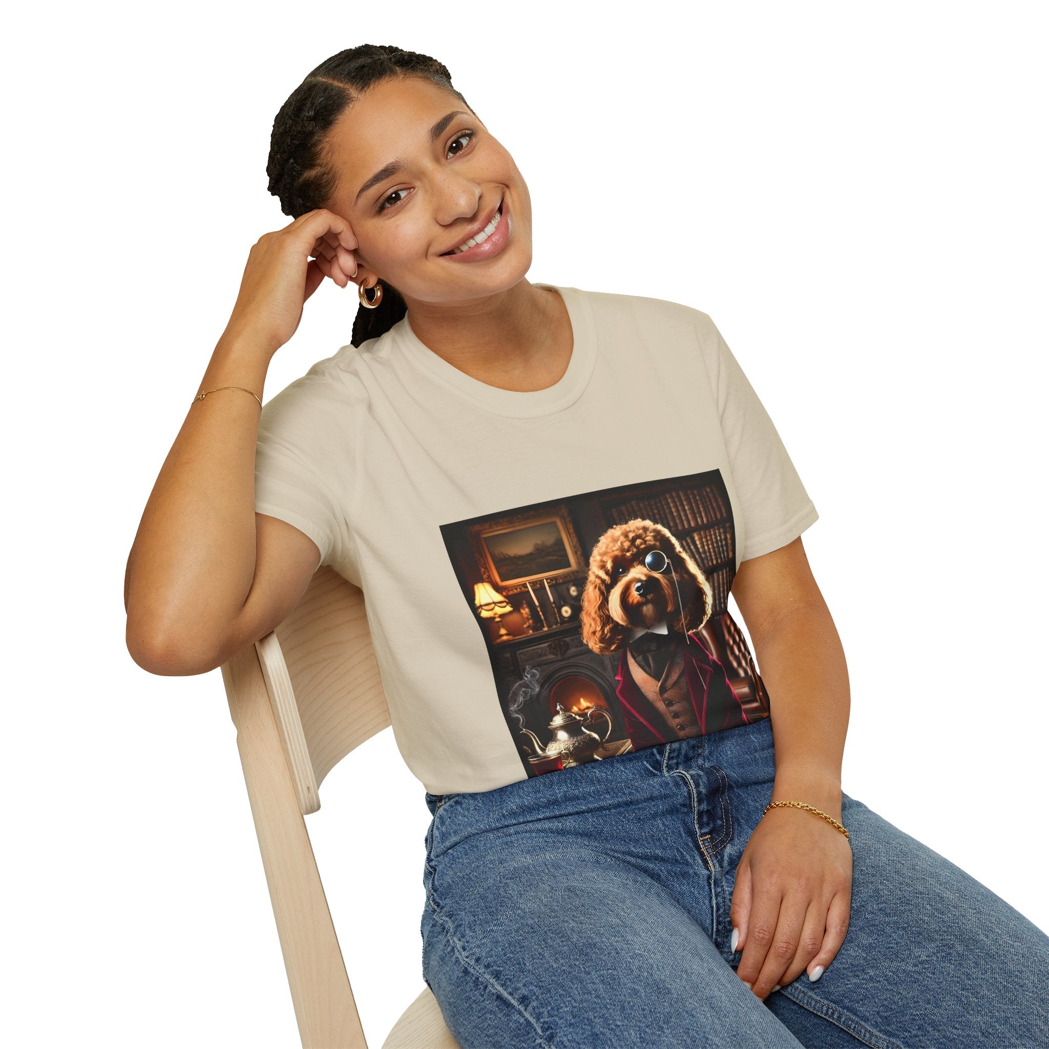 Cavapoo Mister Monacle | Unisex Dog T-Shirt