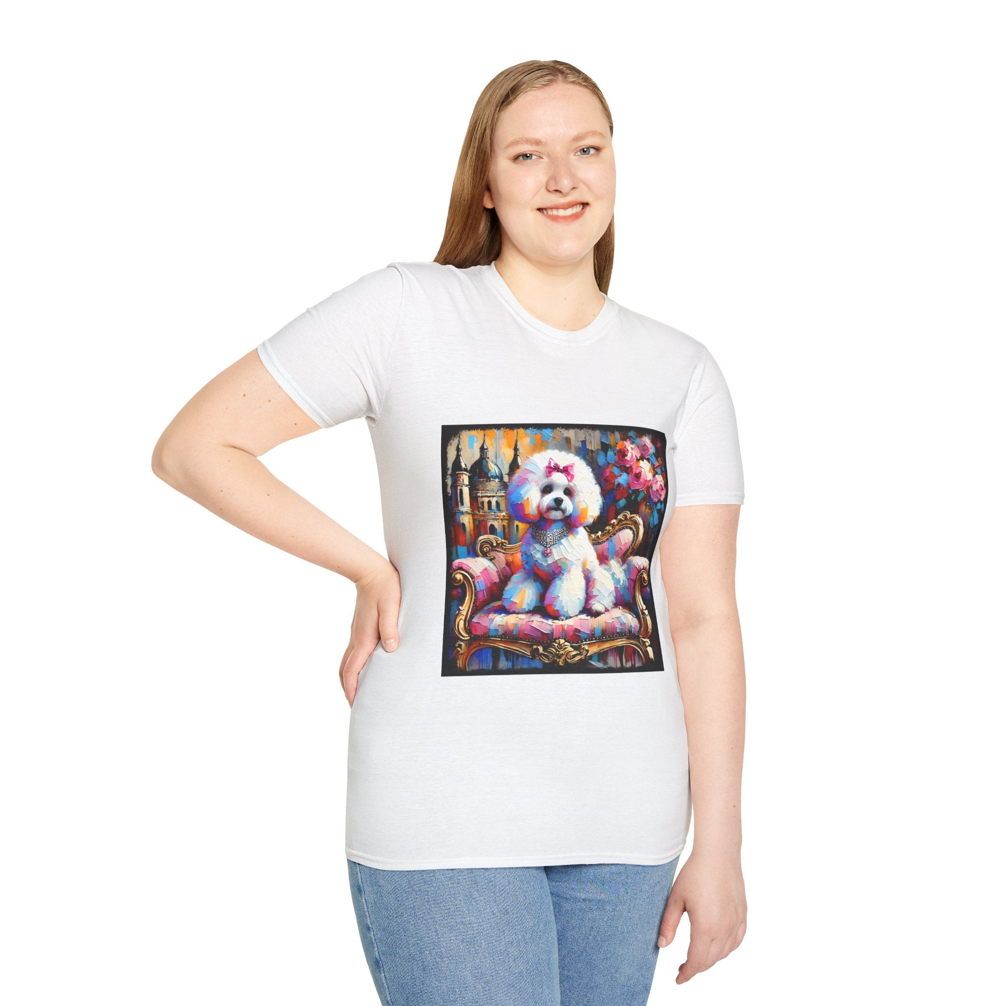Bichon Frise diamond Princess Classic | Unisex Dog T-Shirt