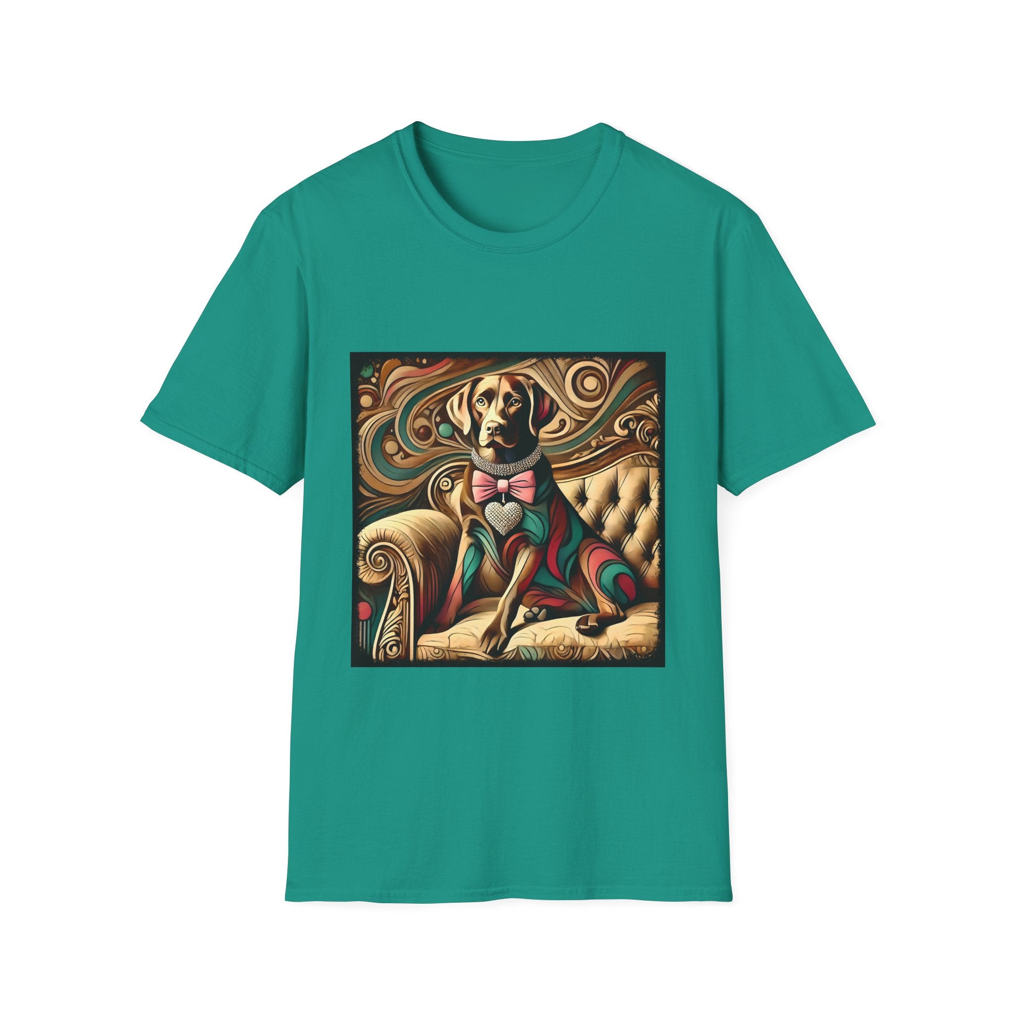 Labrador Retriever Warm Diamond Swirl | Unisex Dog T-Shirt