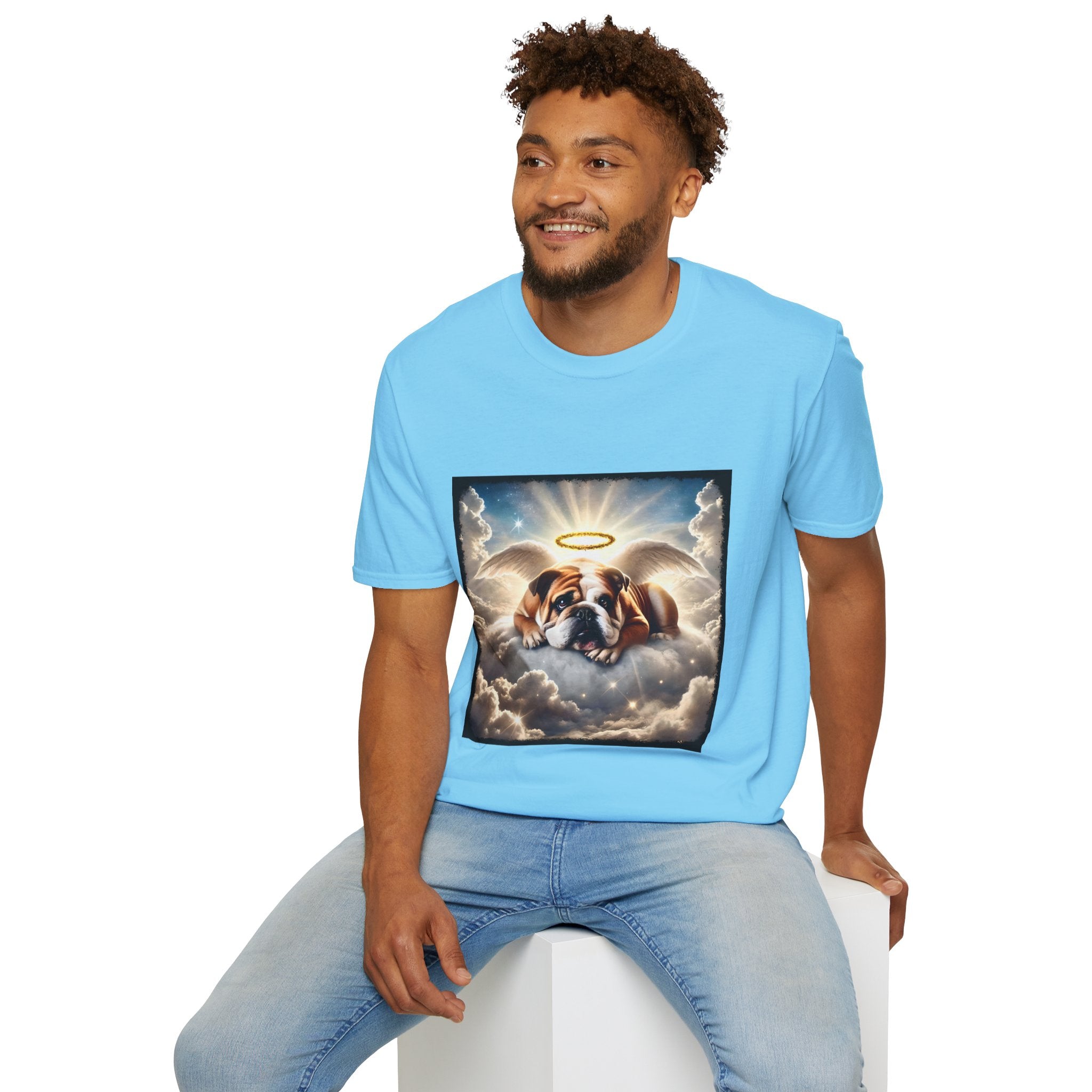 Bulldog Angel Baby | Unisex Dog T-Shirt