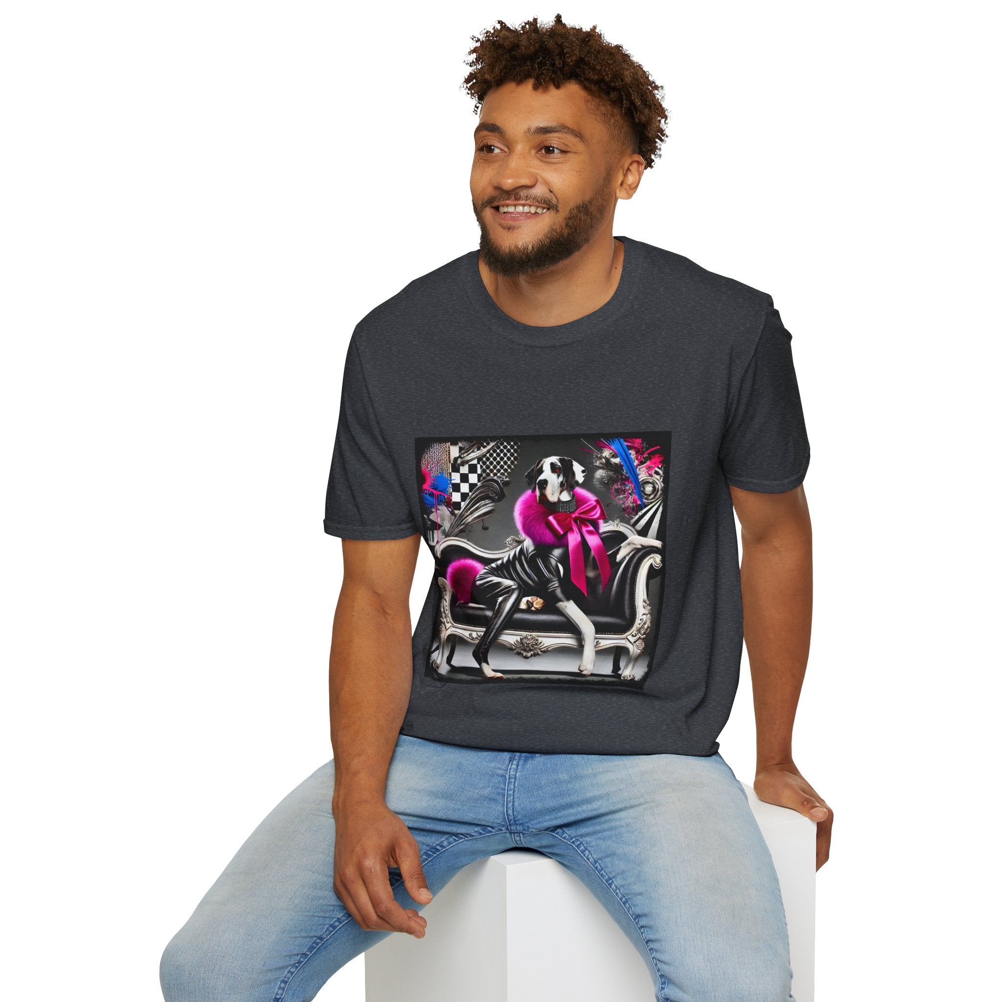 Great Dane Rock Chic | Unisex Dog T-Shirt