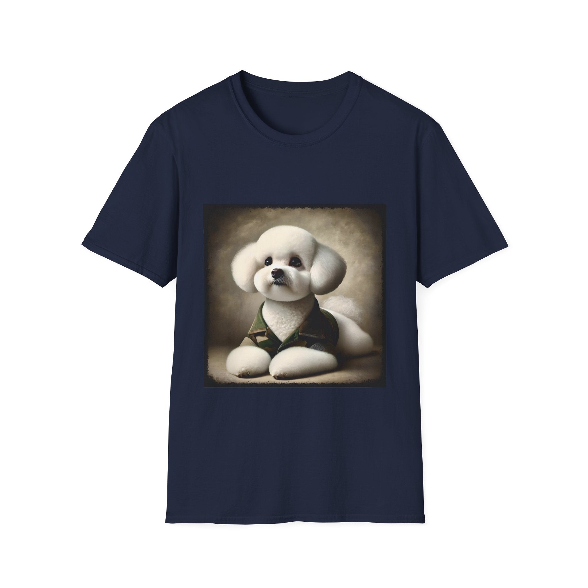 Bichon Frise Camo Cutie | Unisex Dog T-Shirt