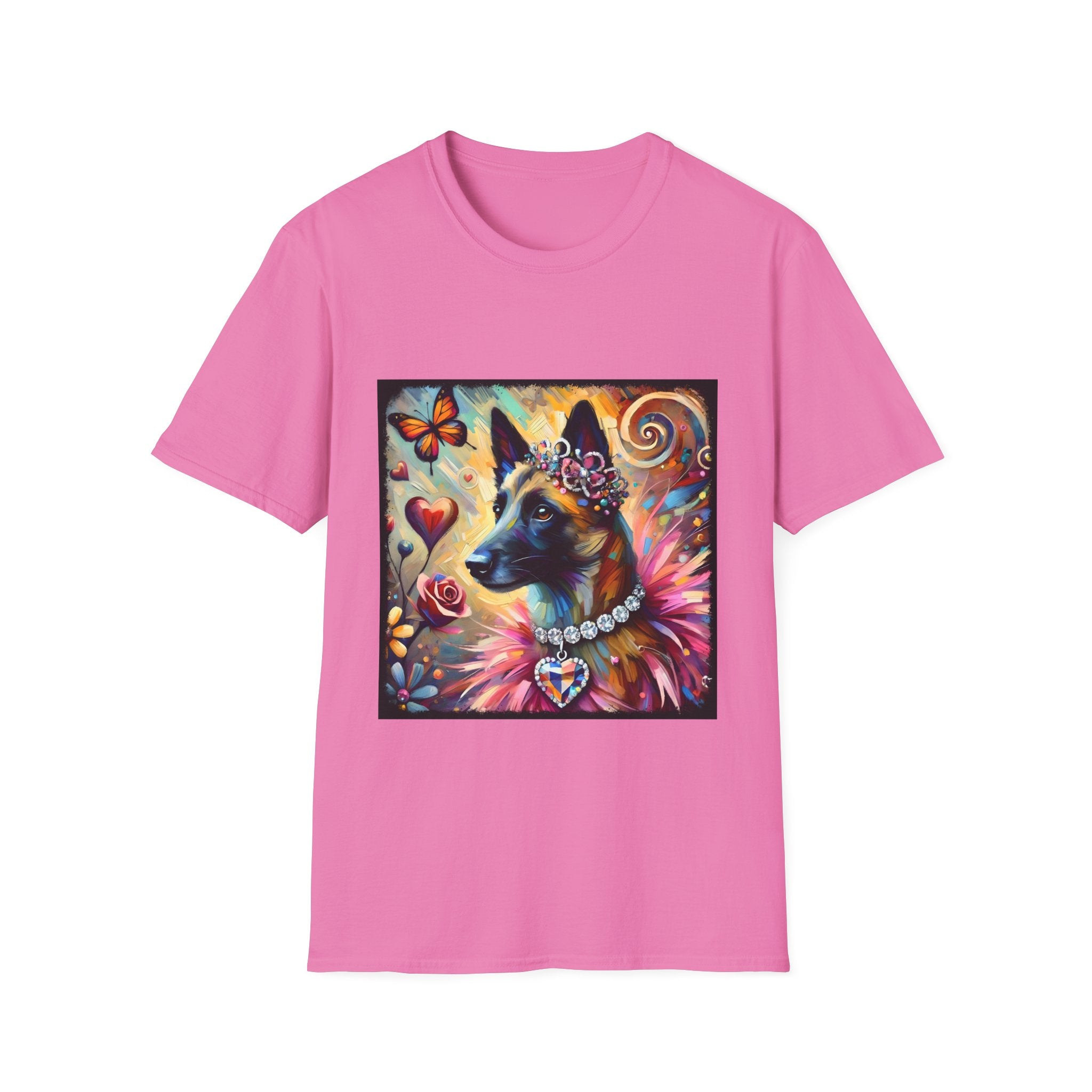 Belgian Malinois Diamond Heart Classic | Unisex Dog T-Shirt