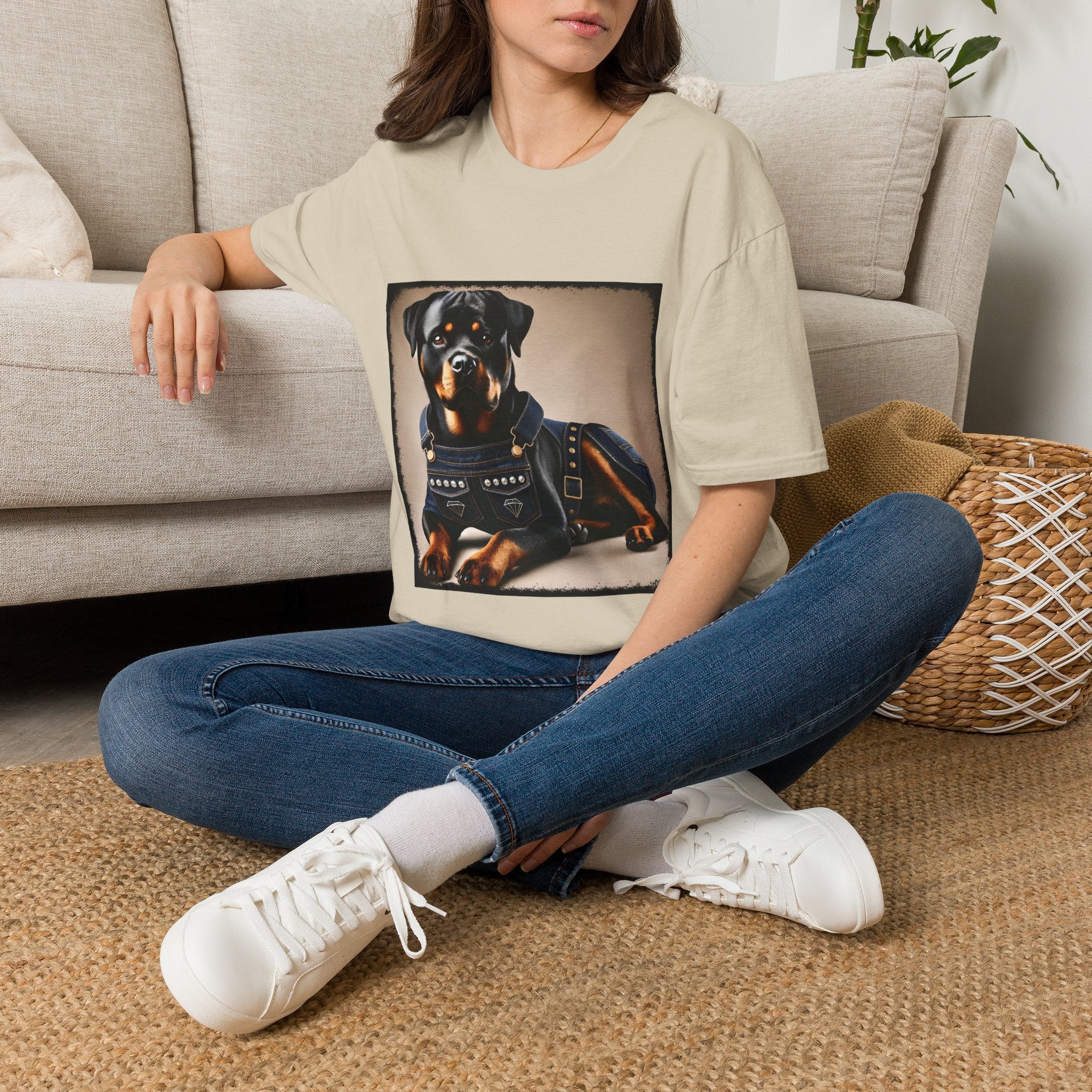 Rottweiler Shirt | Denim Doll Dog Lover Tee
