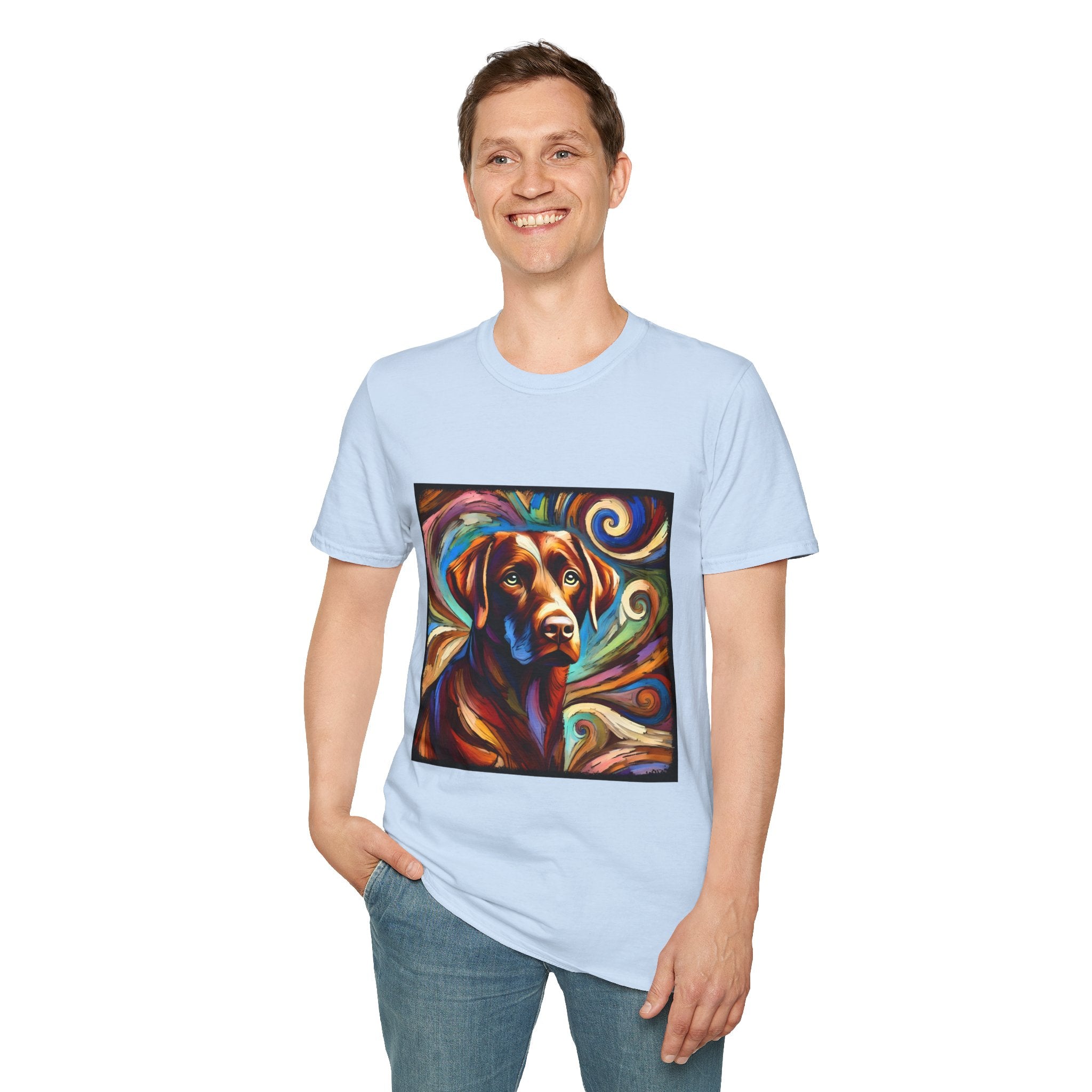 Labrador Retriever Bold Swirl | Unisex Dog T-Shirt