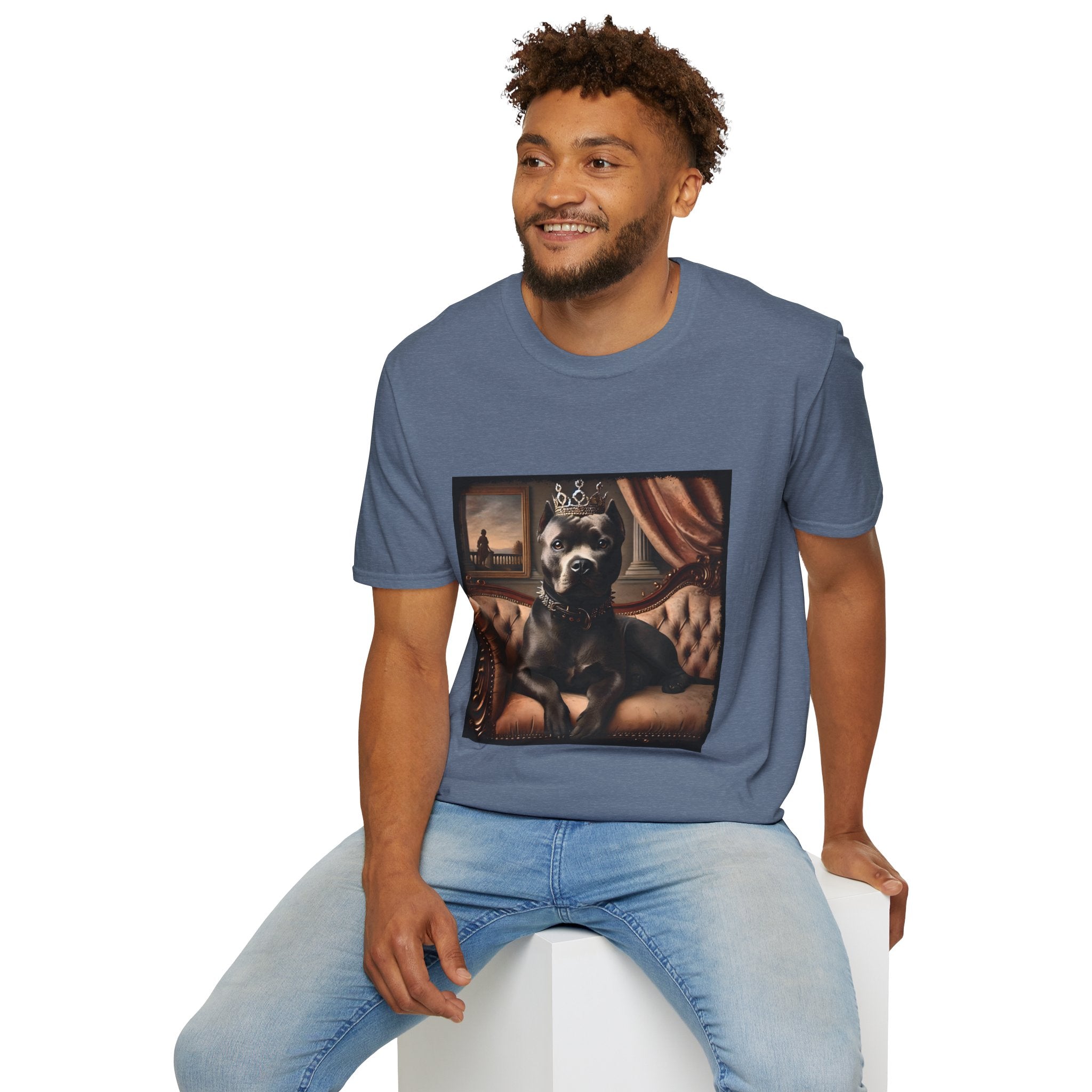 American Pit Bull Terrier Edgy Prince | Unisex Dog T-Shirt