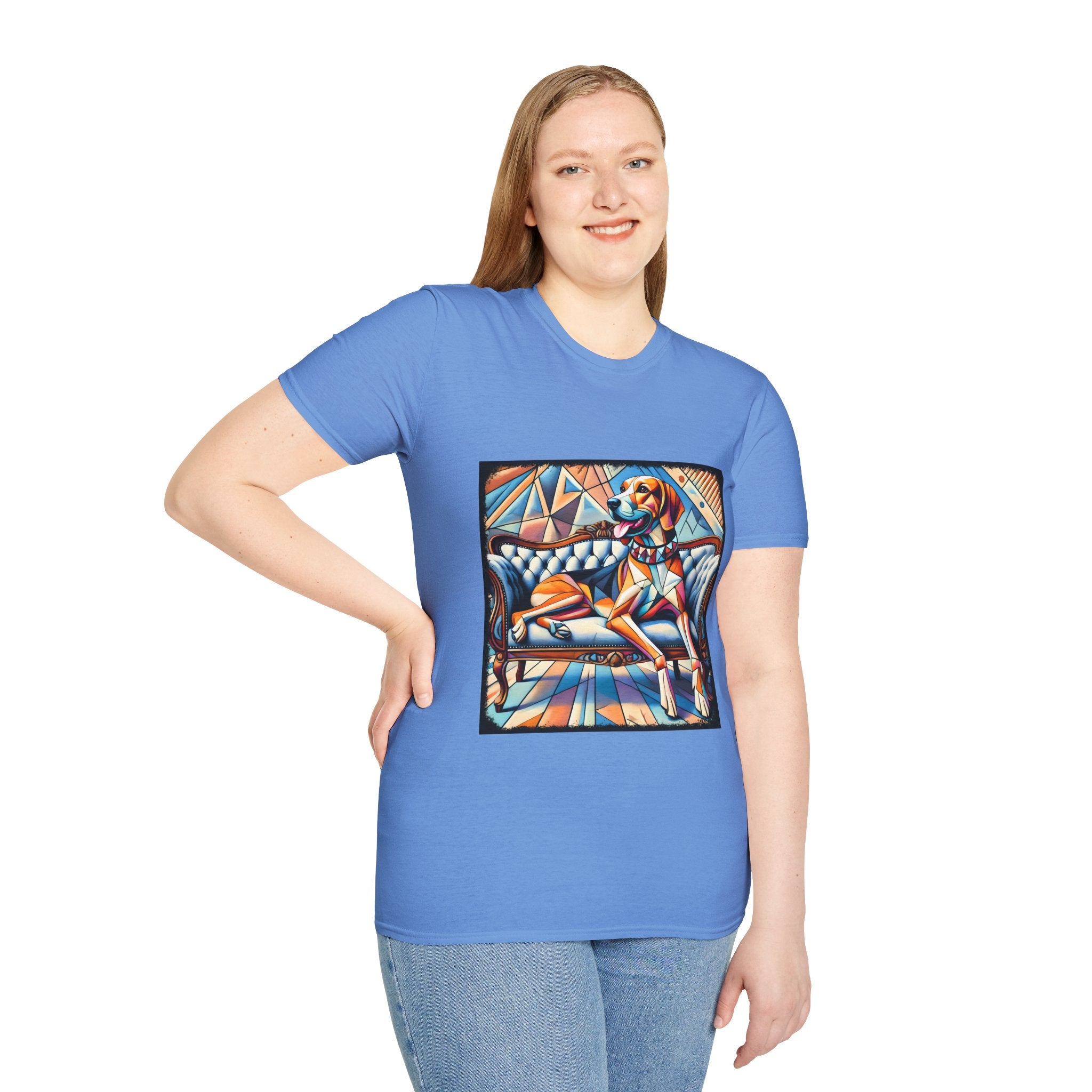 Treeing Walker Coonhound Bold Geometric | Unisex Dog T-Shirt