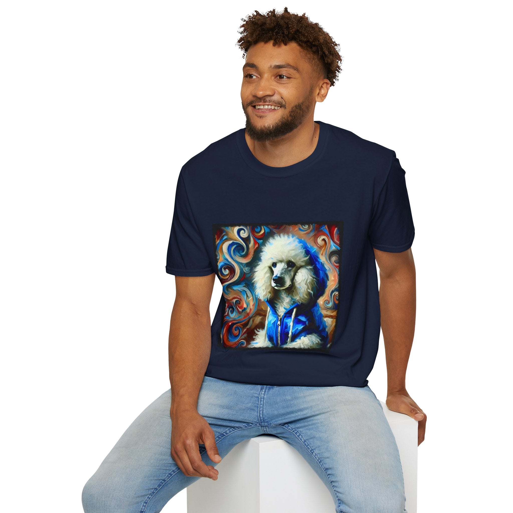 Poodle Street Style Swirl | Unisex Dog T-Shirt
