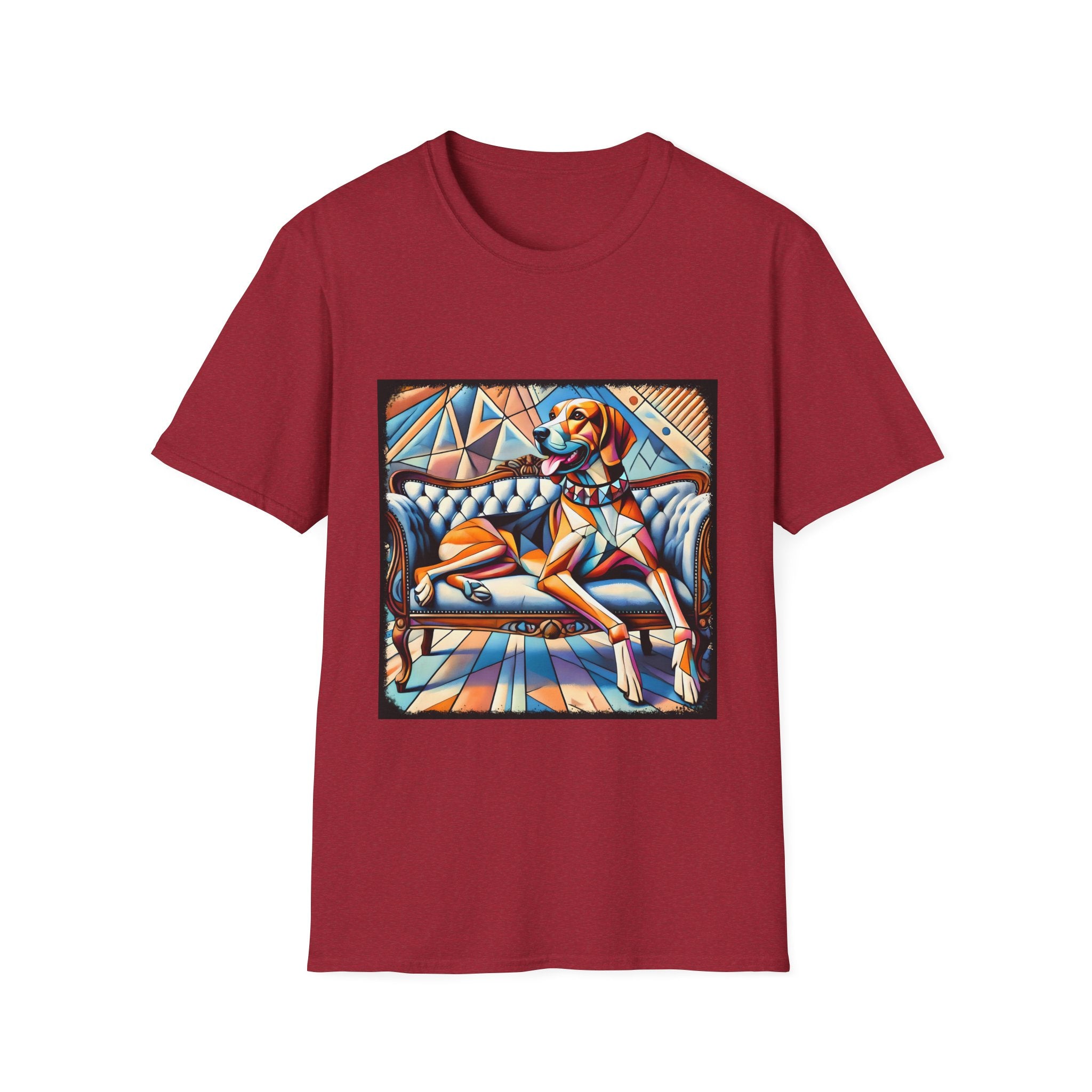 Treeing Walker Coonhound Bold Geometric | Unisex Dog T-Shirt