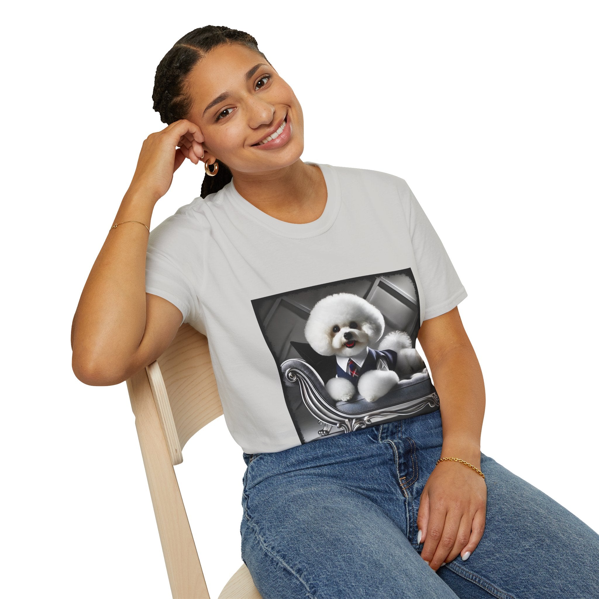 Bichon Frise Tailored Pup | Unisex Dog T-Shirt