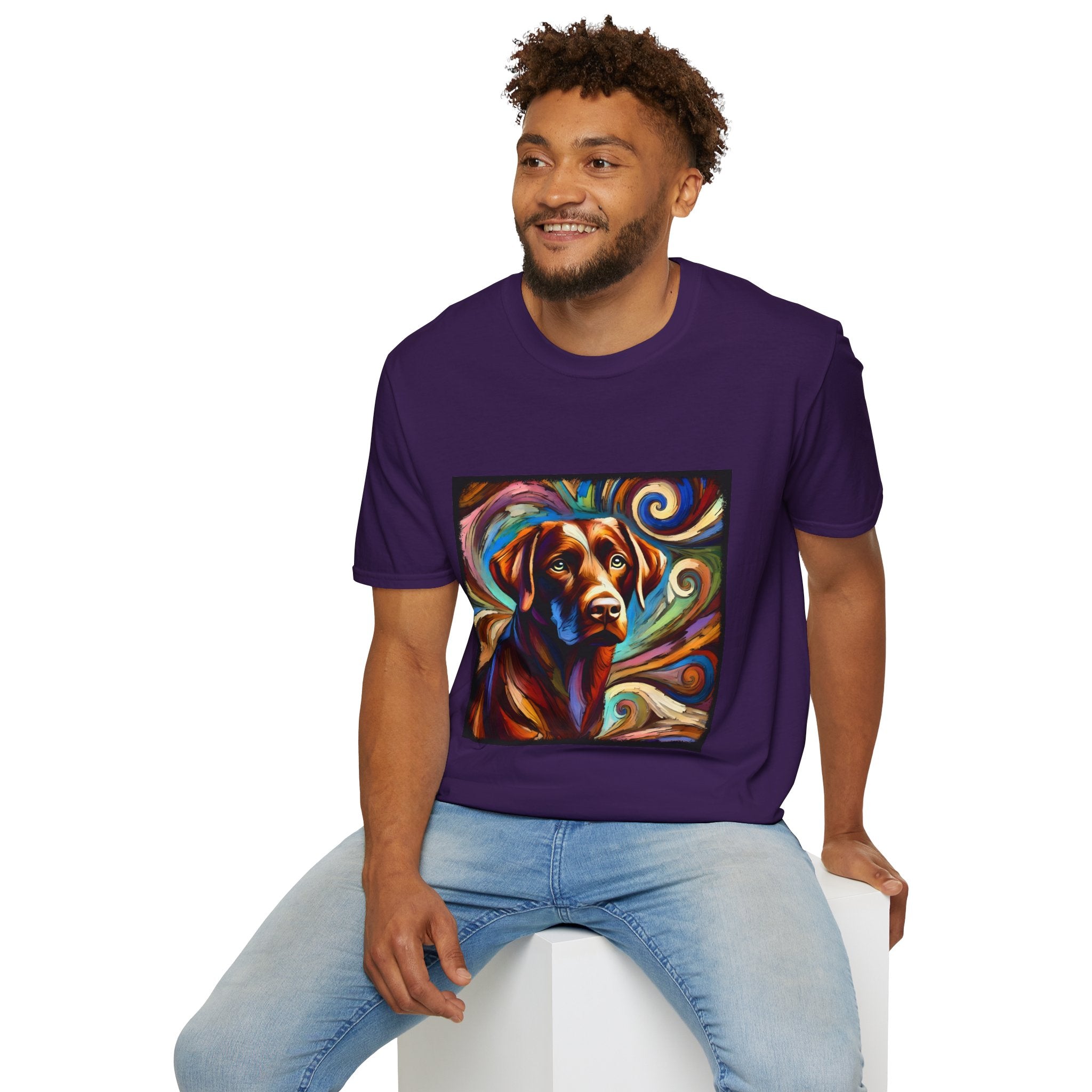 Labrador Retriever Bold Swirl | Unisex Dog T-Shirt
