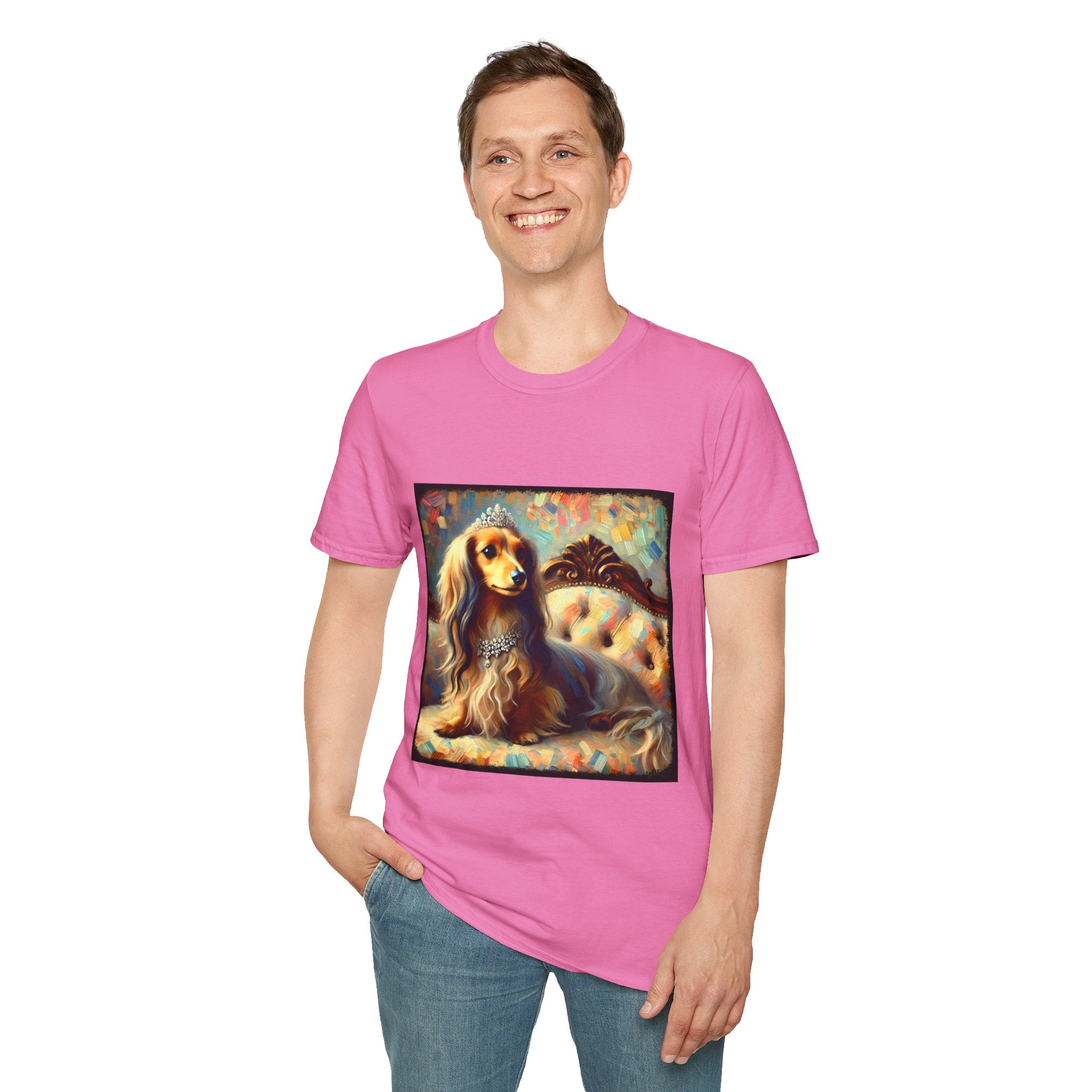 Dachshund Diamond Pastel Classic | Unisex Dog T-Shirt