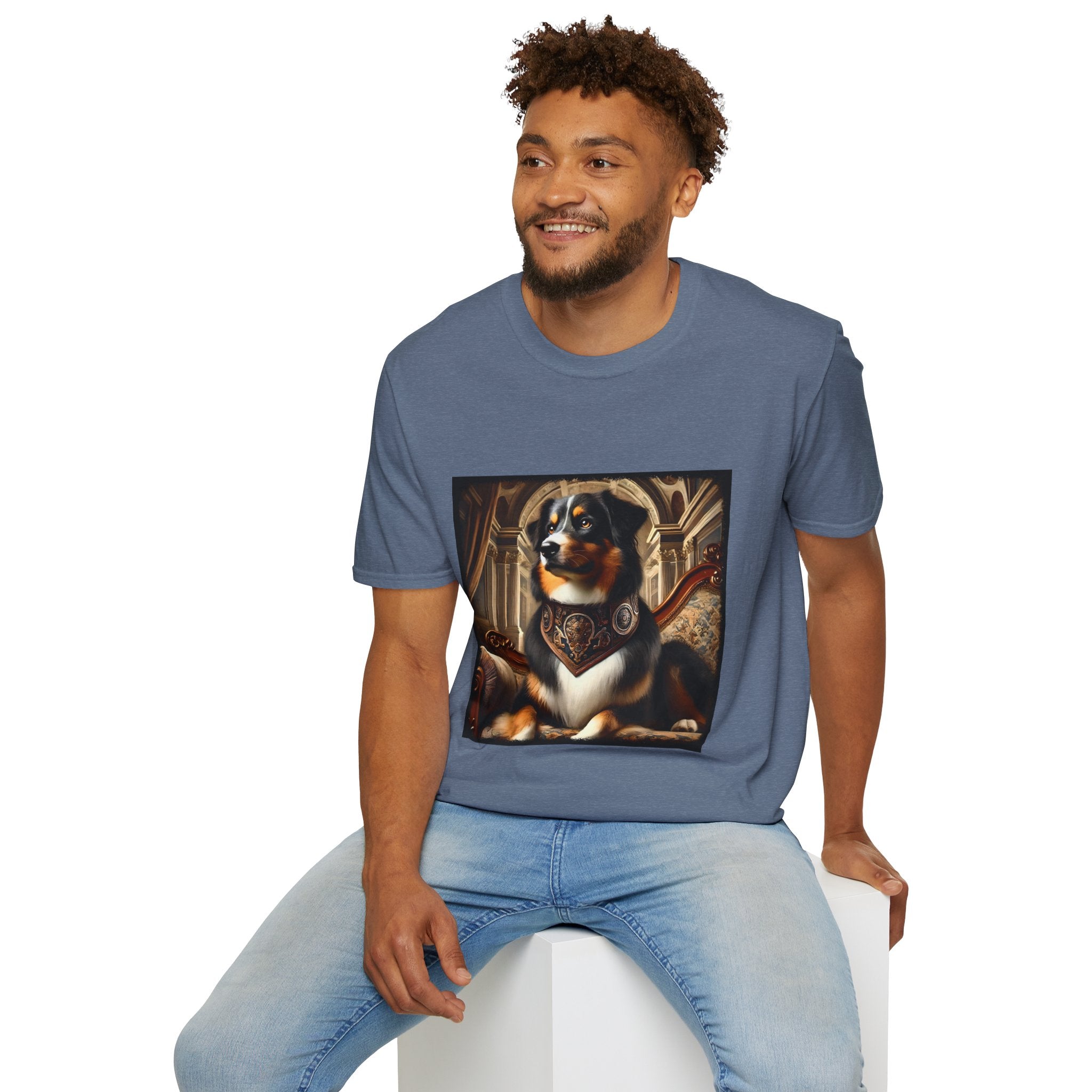 Australian Shepherd Posh Prince | Unisex Dog T-Shirt