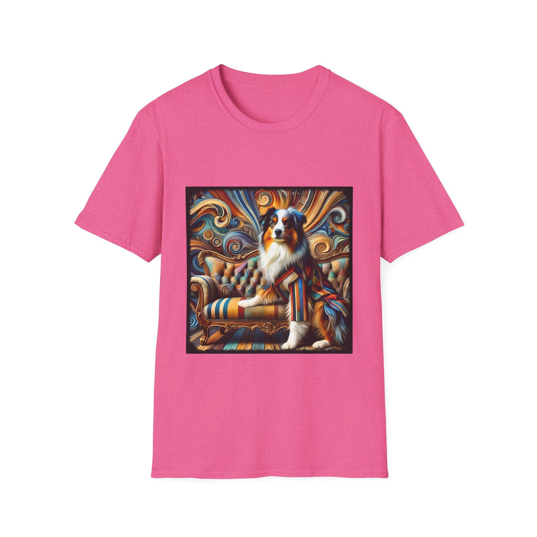 Australian Shepherd Warm Swirl | Unisex Dog T-Shirt