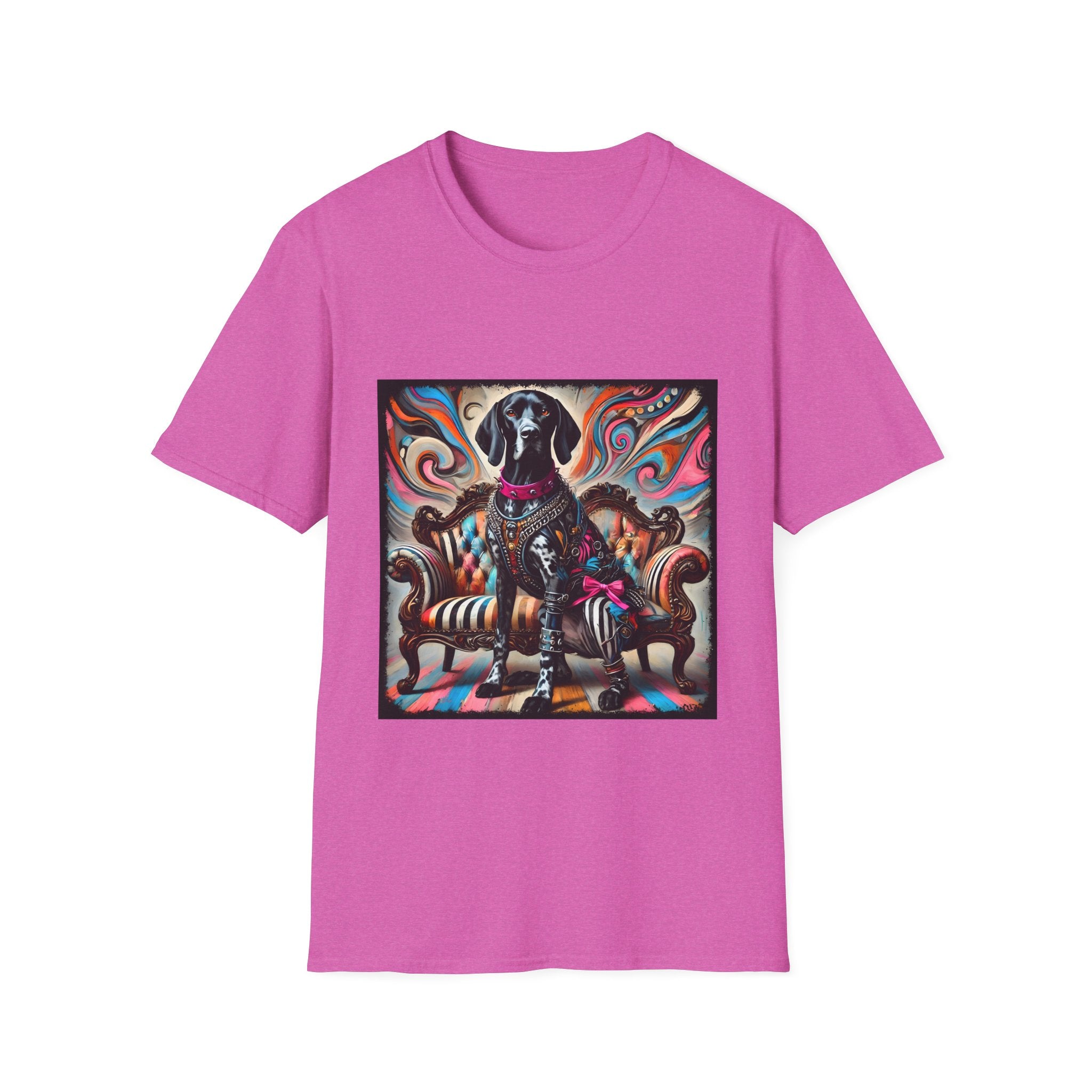 German Shorthaired Pointer Rebel Rocker | Unisex Dog T-Shirt