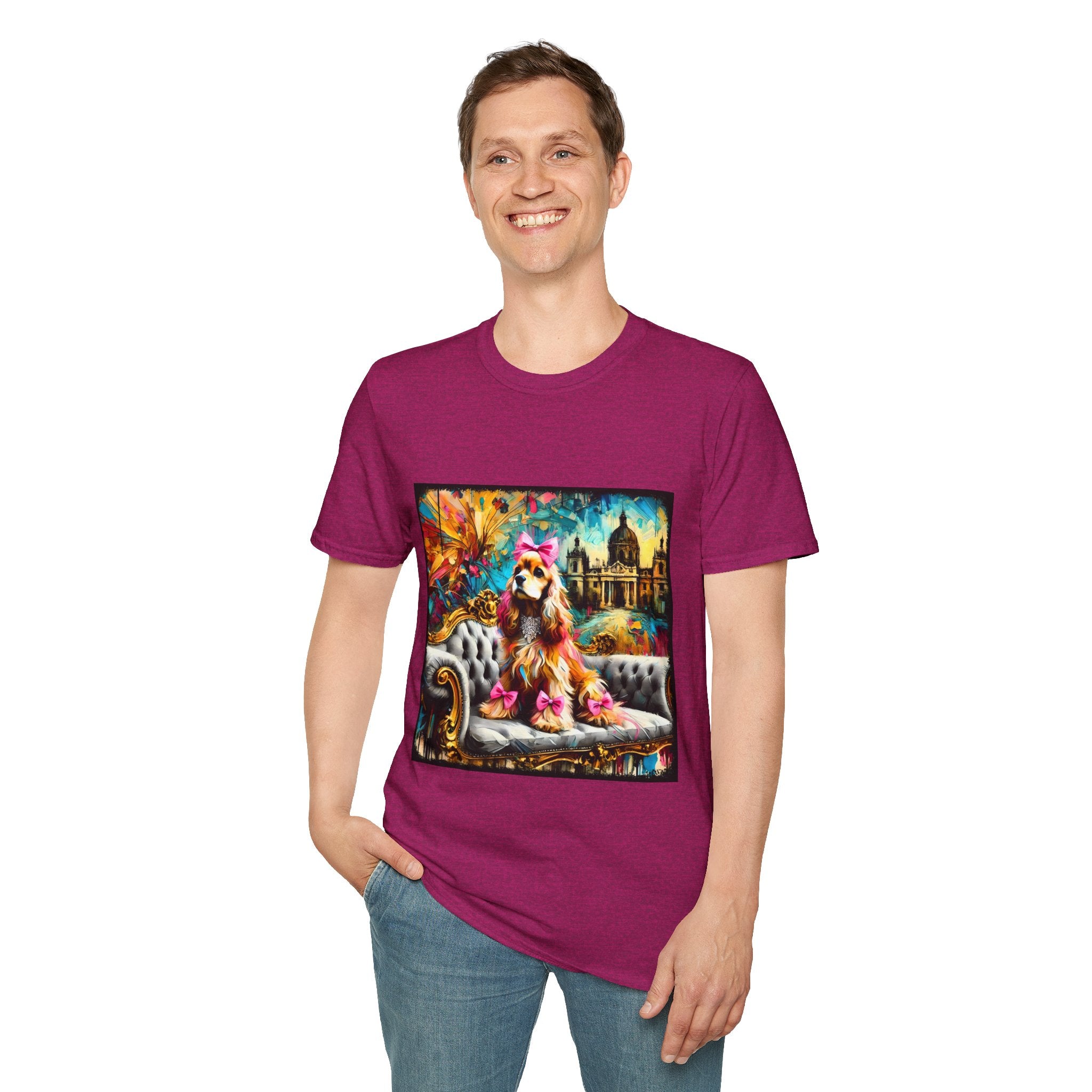Cocker Spaniel Diamond Princess Classic | Unisex Dog T-Shirt
