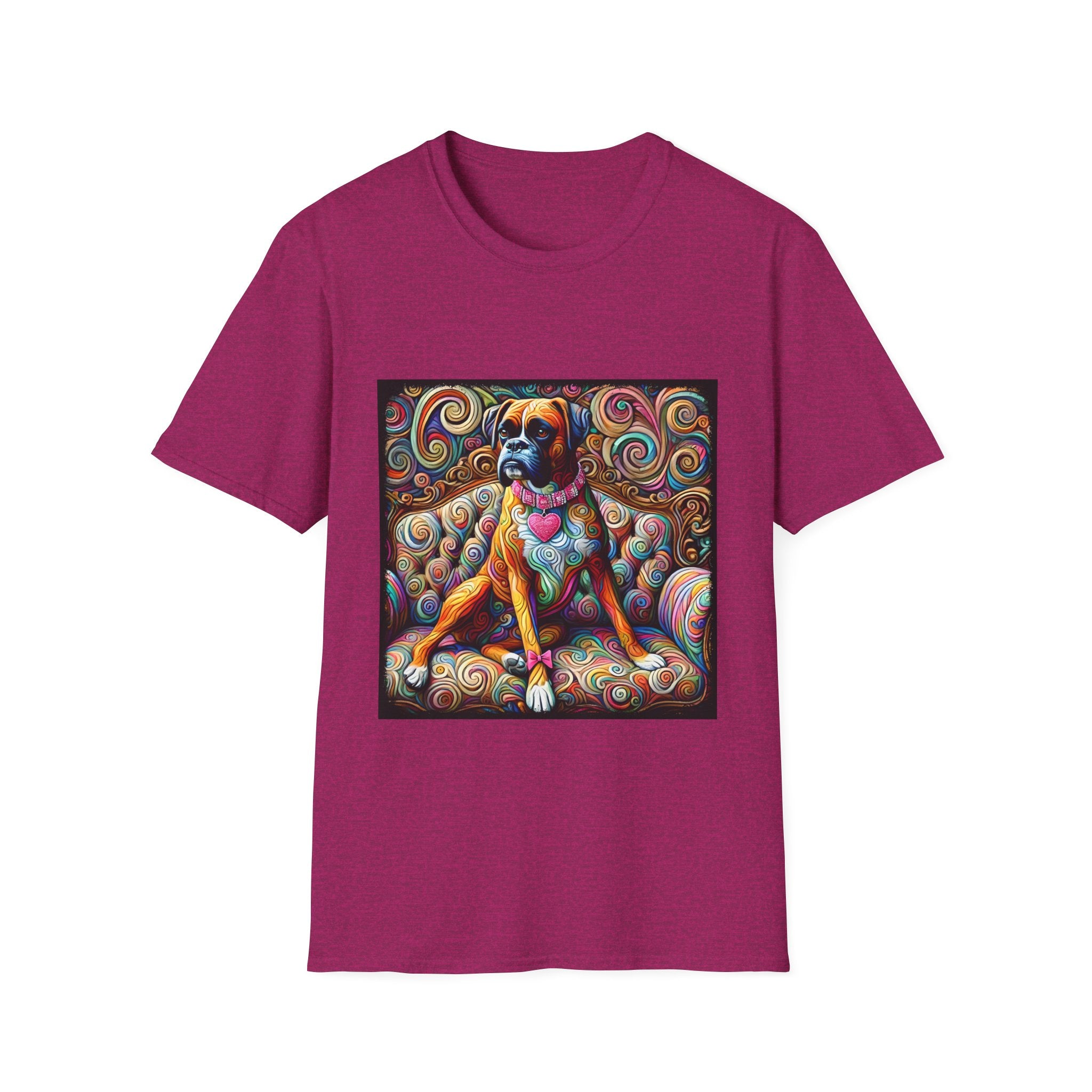 Boxer Love Swirl | Unisex Dog T-Shirt