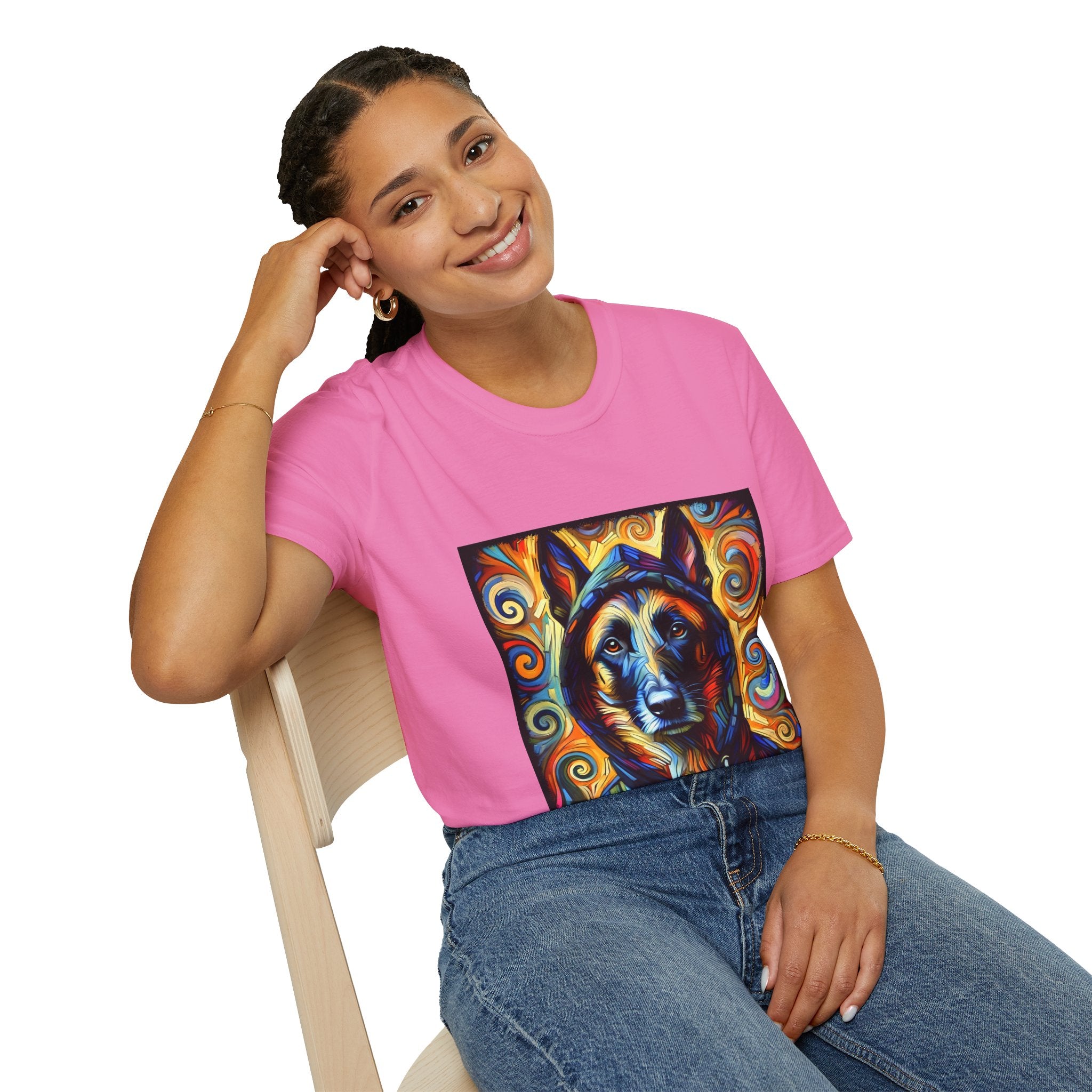 Belgian Malinois Relaxed Swirl | Unisex Dog T-Shirt