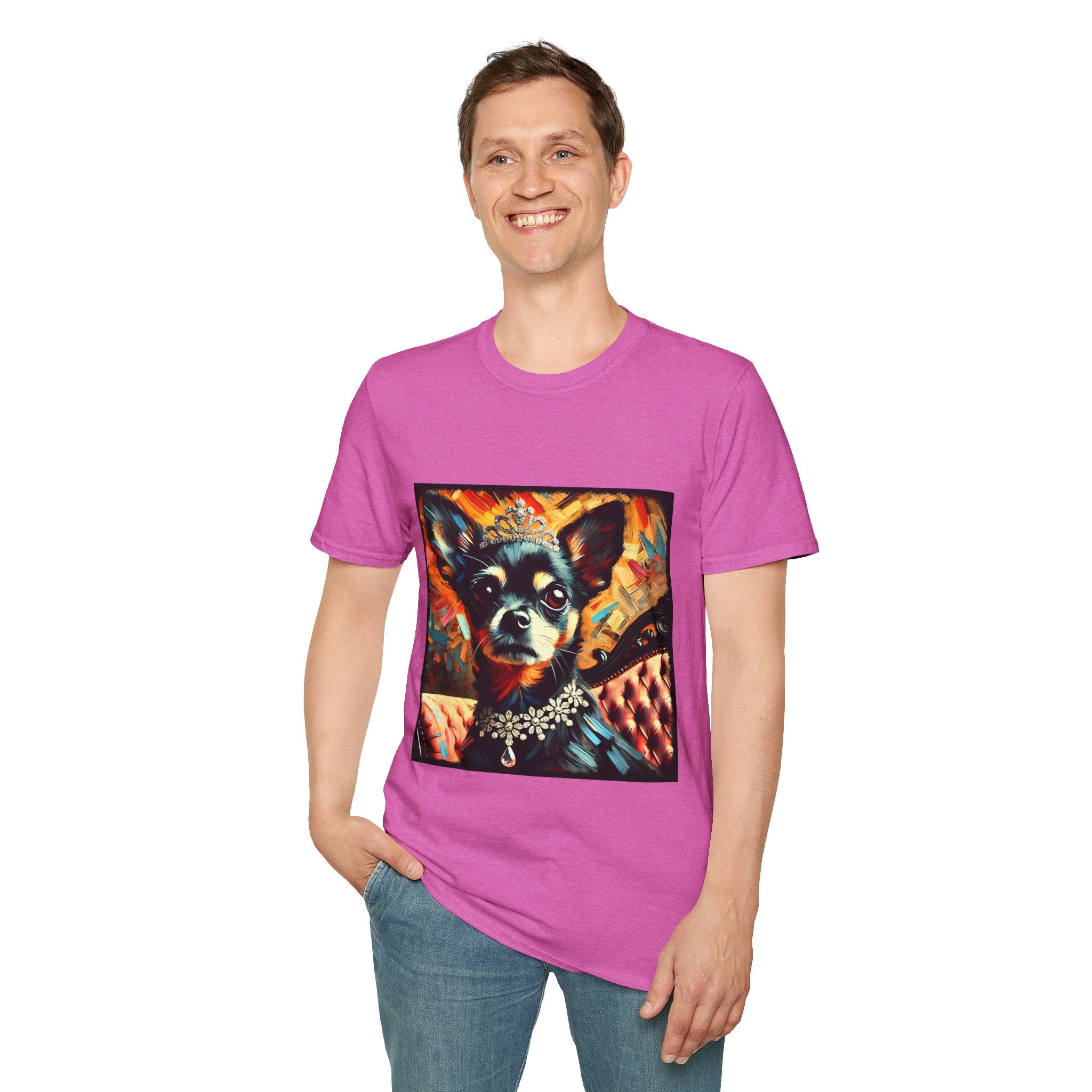 Chihuahua Poised Princess Classic | Unisex Dog T-Shirt