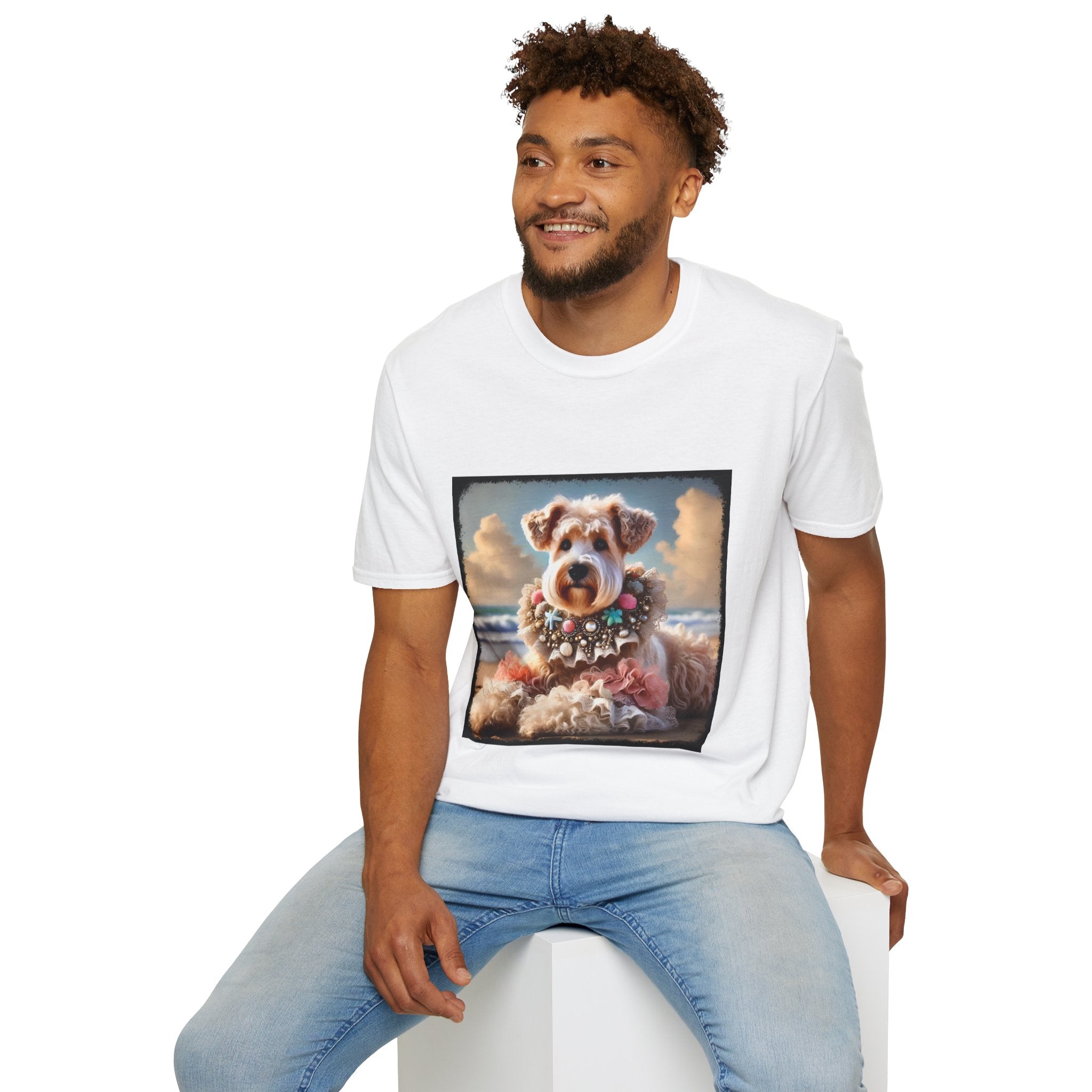 Wheaten Terrier Beach Babe | Unisex Dog T-Shirt