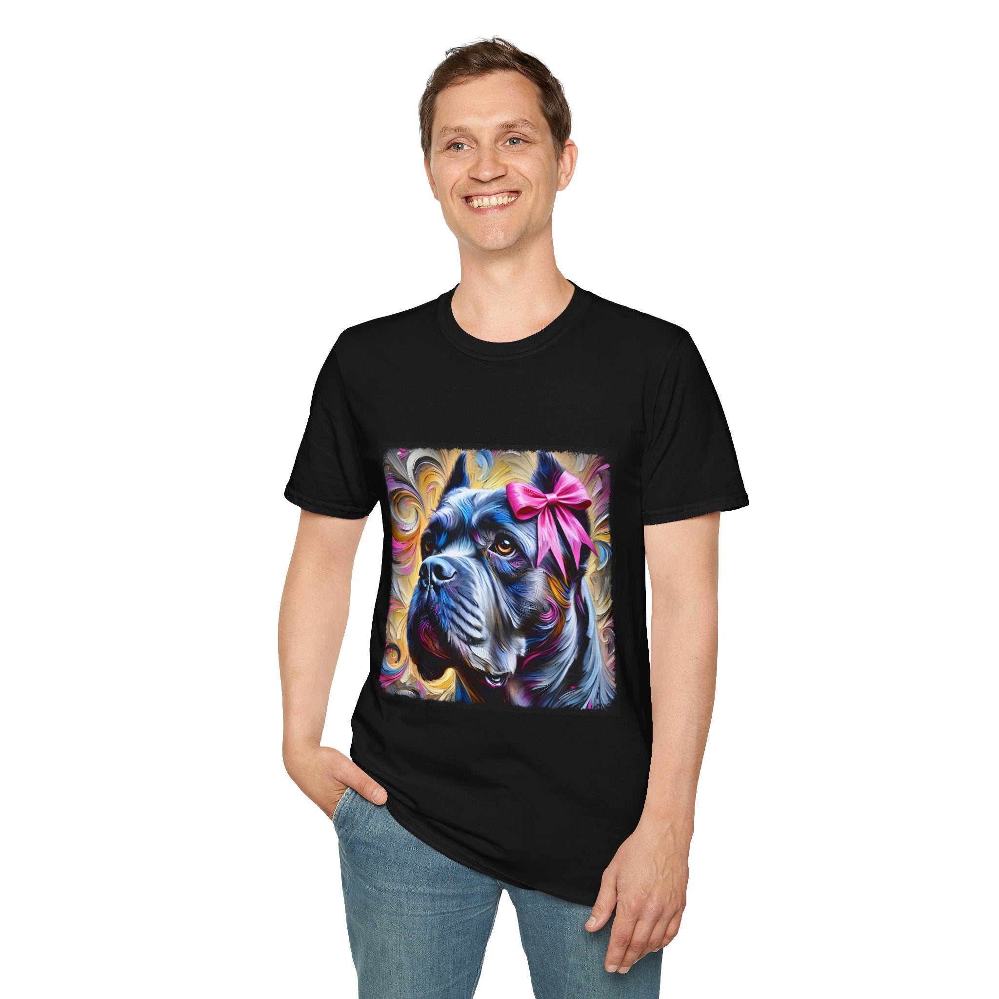 Cane Corso Golden Swirl | Unisex Dog T-Shirt