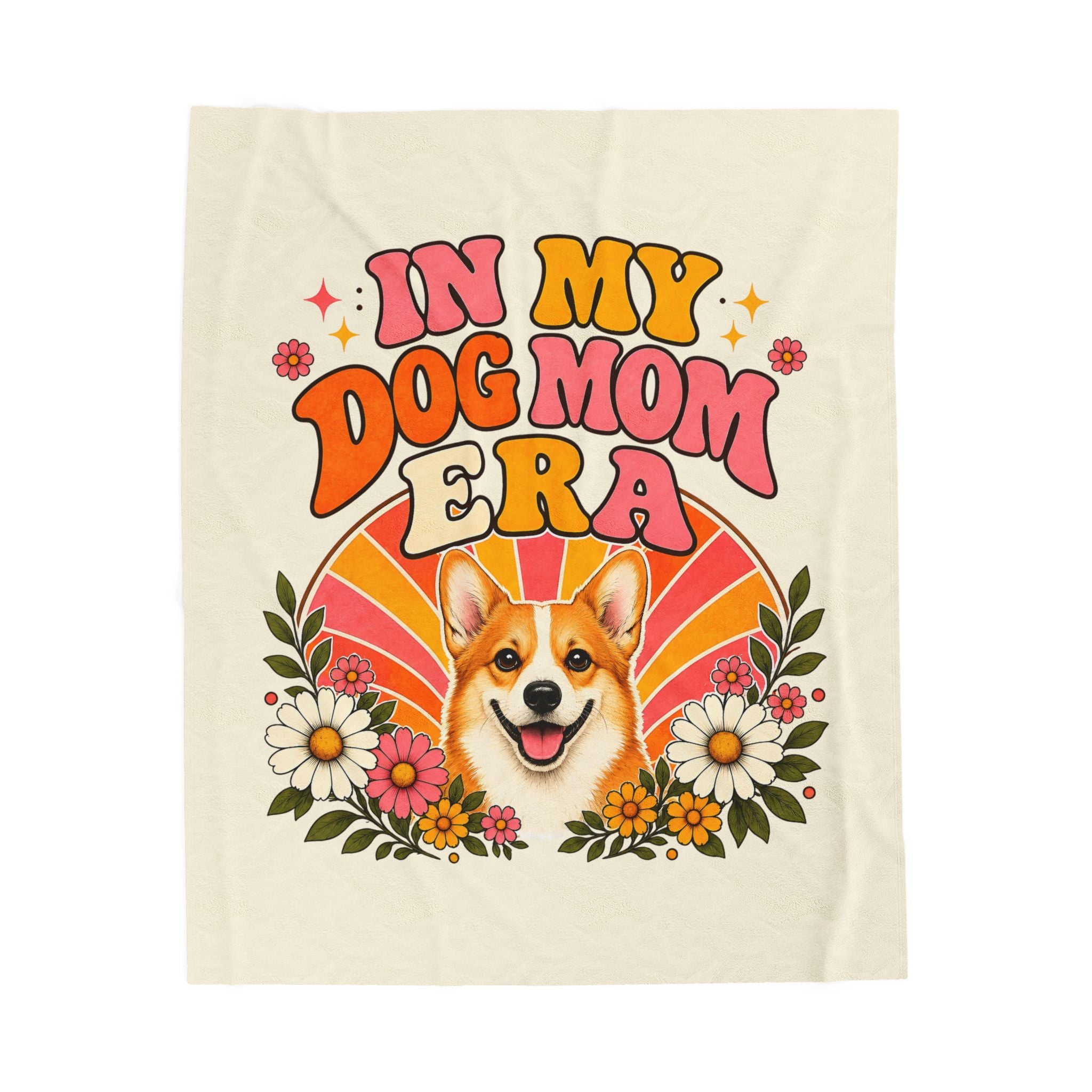 Pembroke Welsh Corgi Blanket | In My Dog Mom Era Dog Lover Gift