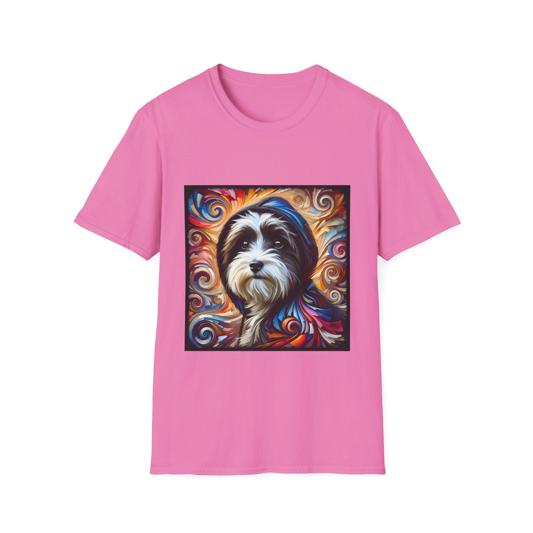 Havanese Relaxed Swirl |  Unisex Dog T-Shirt