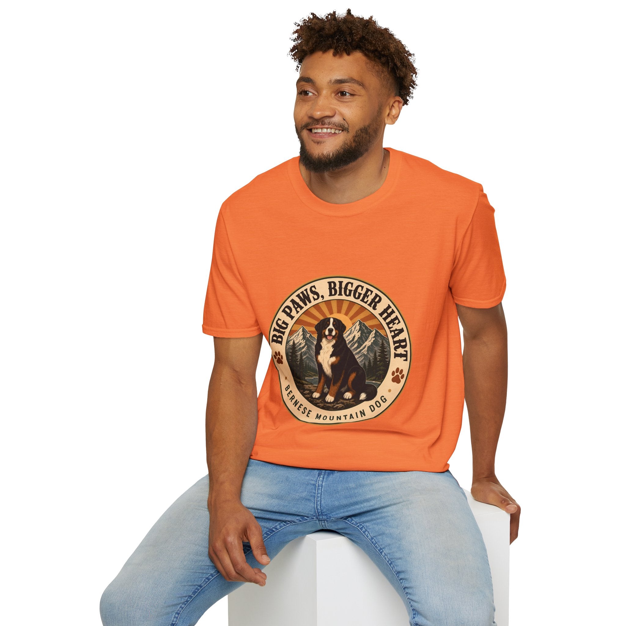 Bernese Mountain Dog Shirt | Big Paws Dog Lover Tee