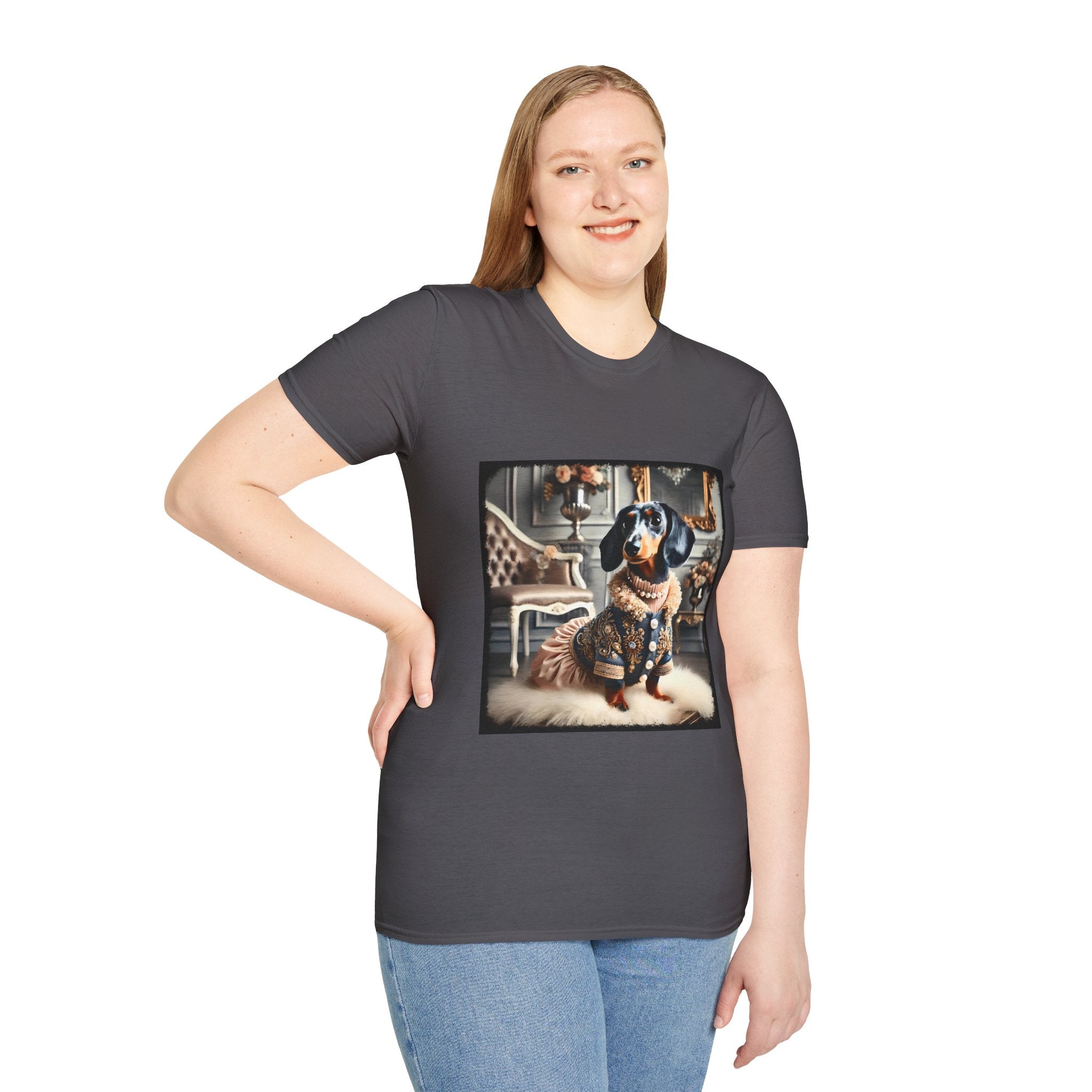 Dachshund Regal Muse | Unisex Dog T-Shirt