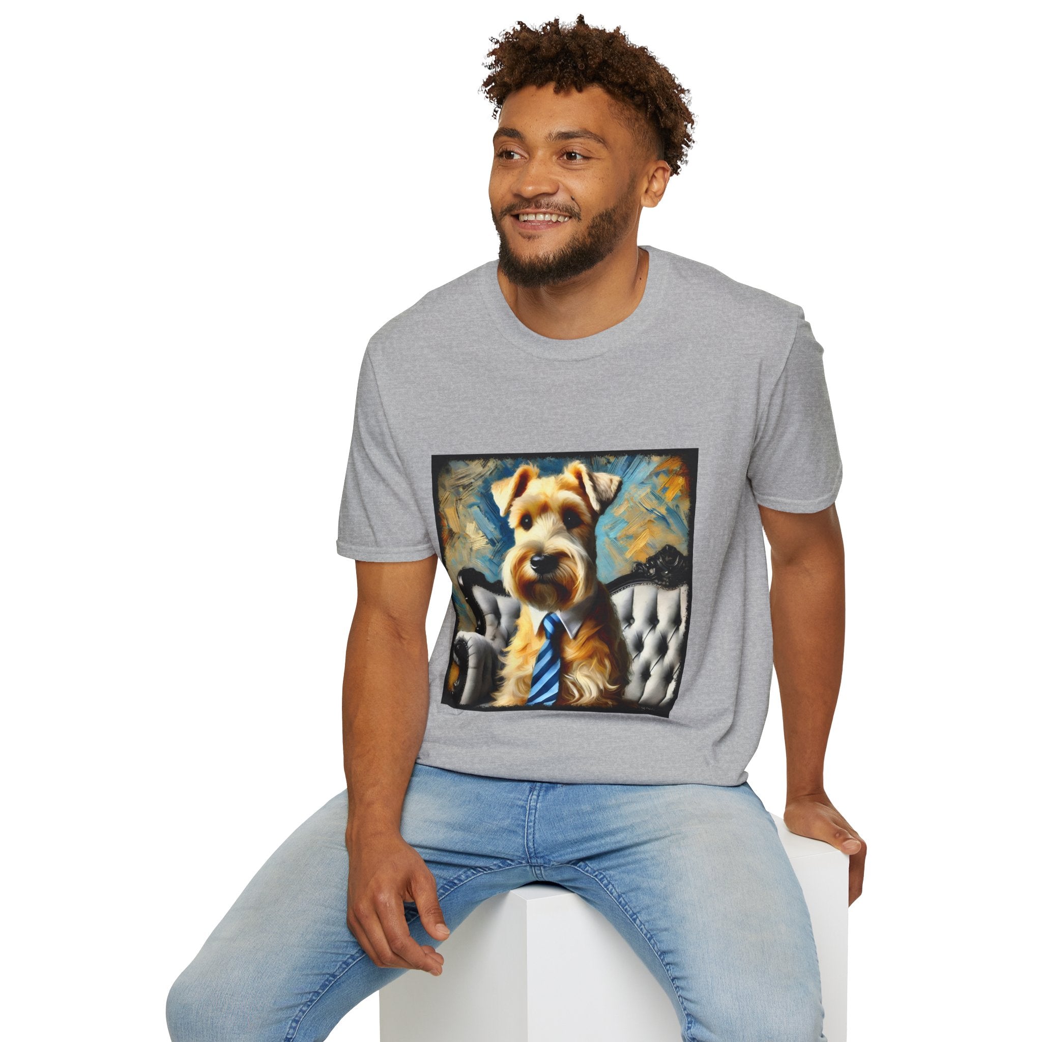 Wheaten Terrier Dapper Dawg | Unisex Dog T-Shirt