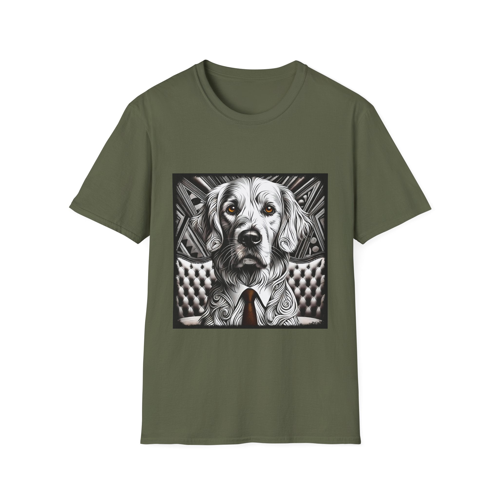 Golden Retriever Shirt | B&W Bold Eyes Dog Lover Tee