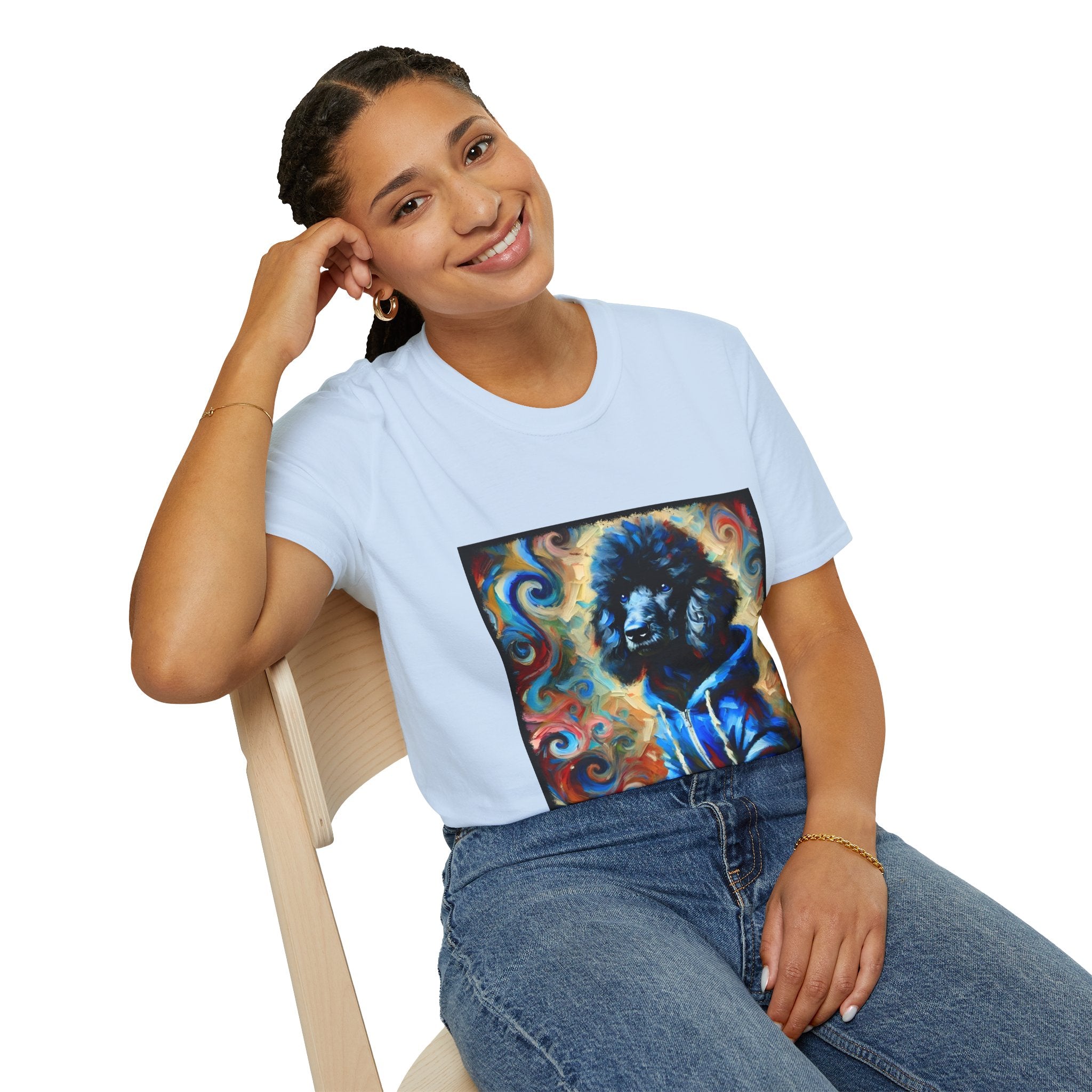 Poodle Style Rebel Swirl | Unisex Dog T-Shirt