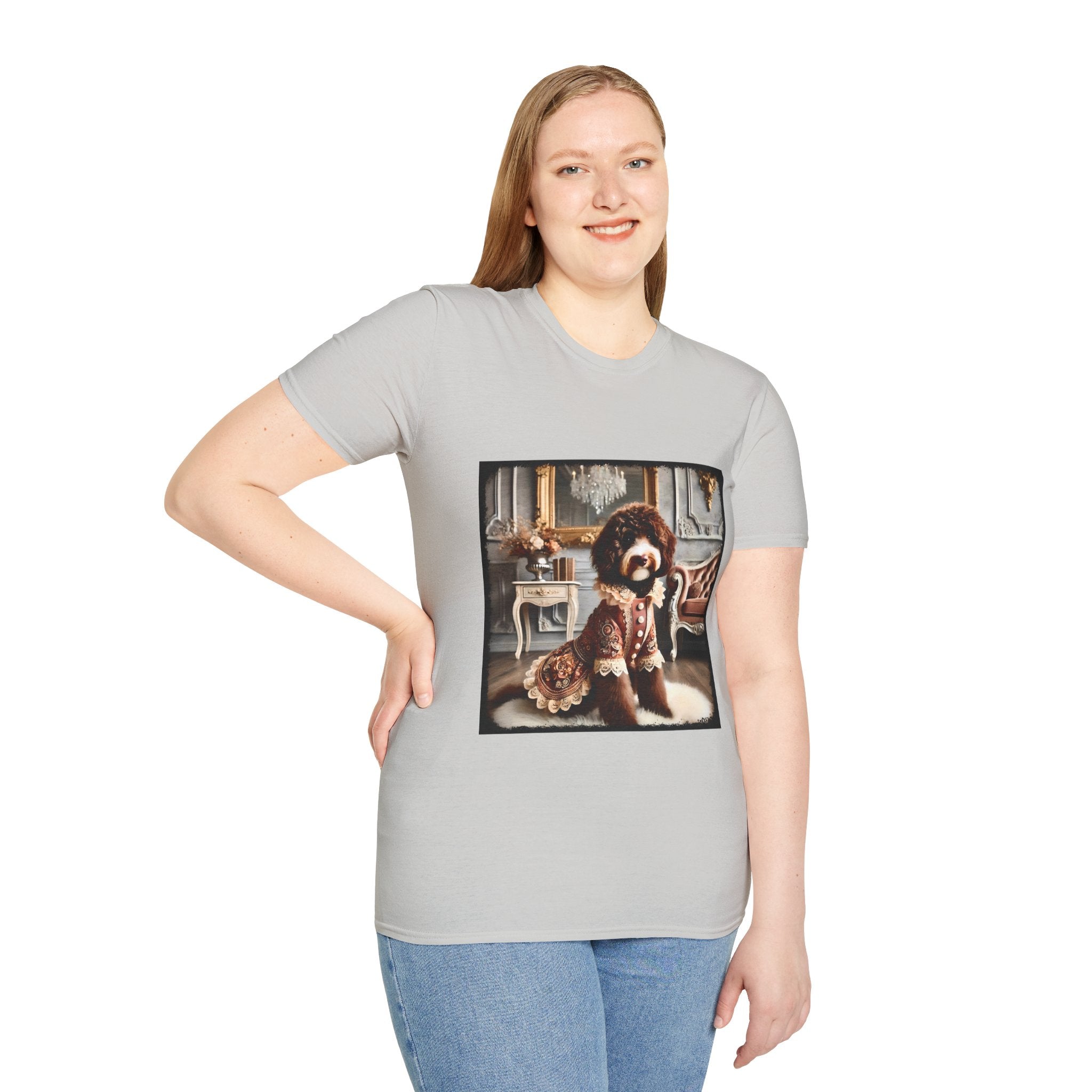 Aussiedoodle Chocolate Posh | Unisex Dog T-Shirt