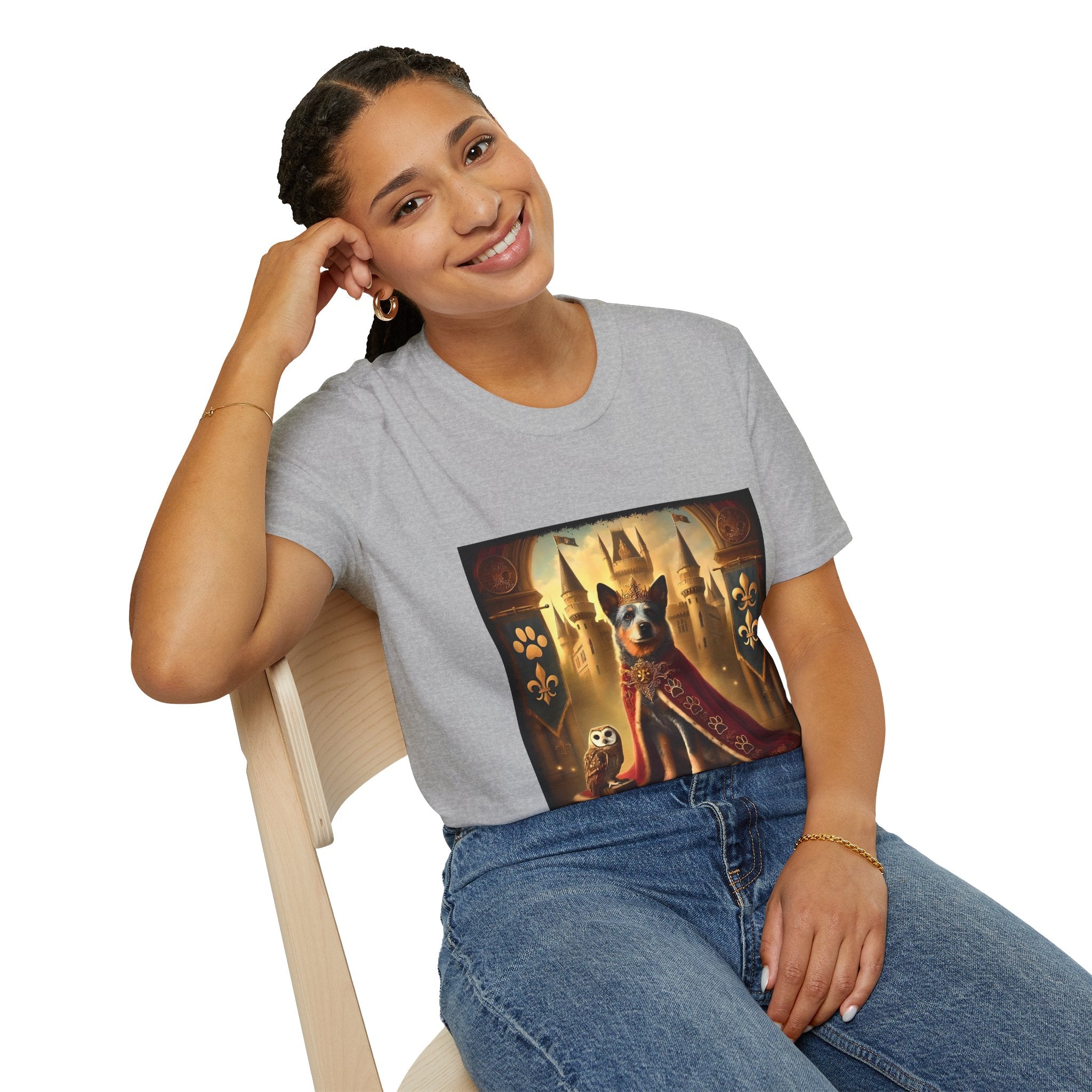 Australian Cattle Dog Velvet King | Unisex Dog T-Shirt