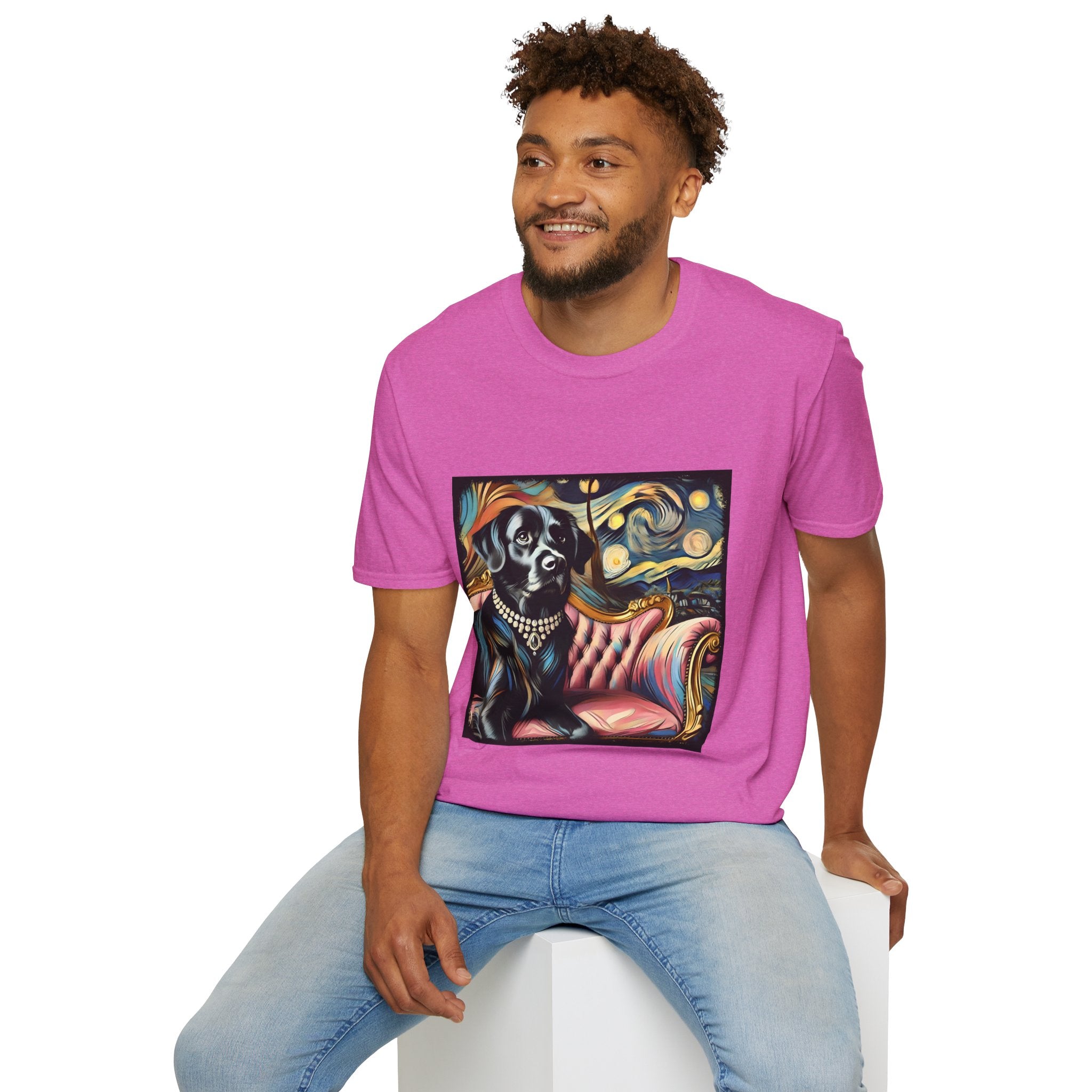 Labrador Retriever Starry Swirl | Unisex Dog T-Shirt