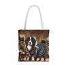 Bernese Mountain Dog Tote Bag Prep Princess Dog Lover Gift tote bag in white