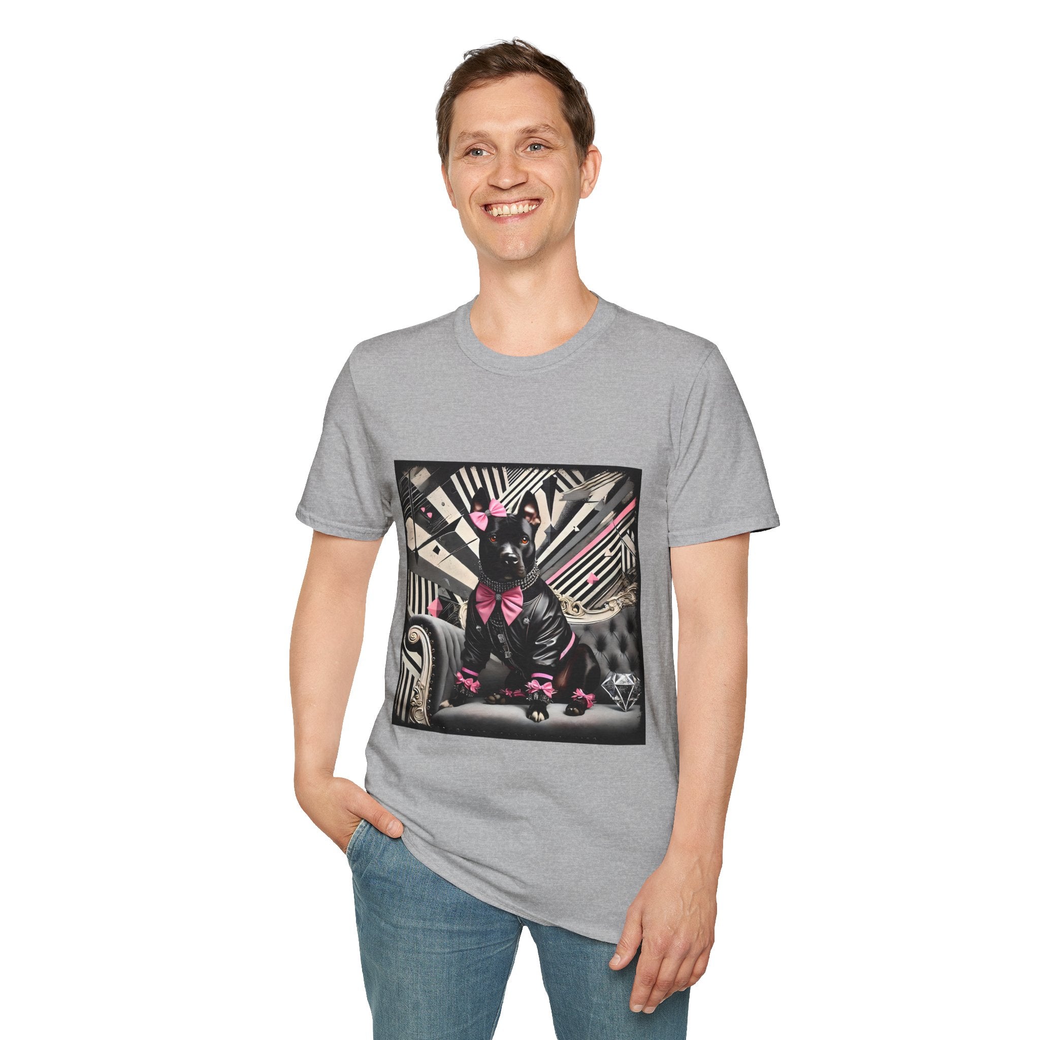 American Pit Bull Terrier Chic Rocker | Unisex Dog T-Shirt