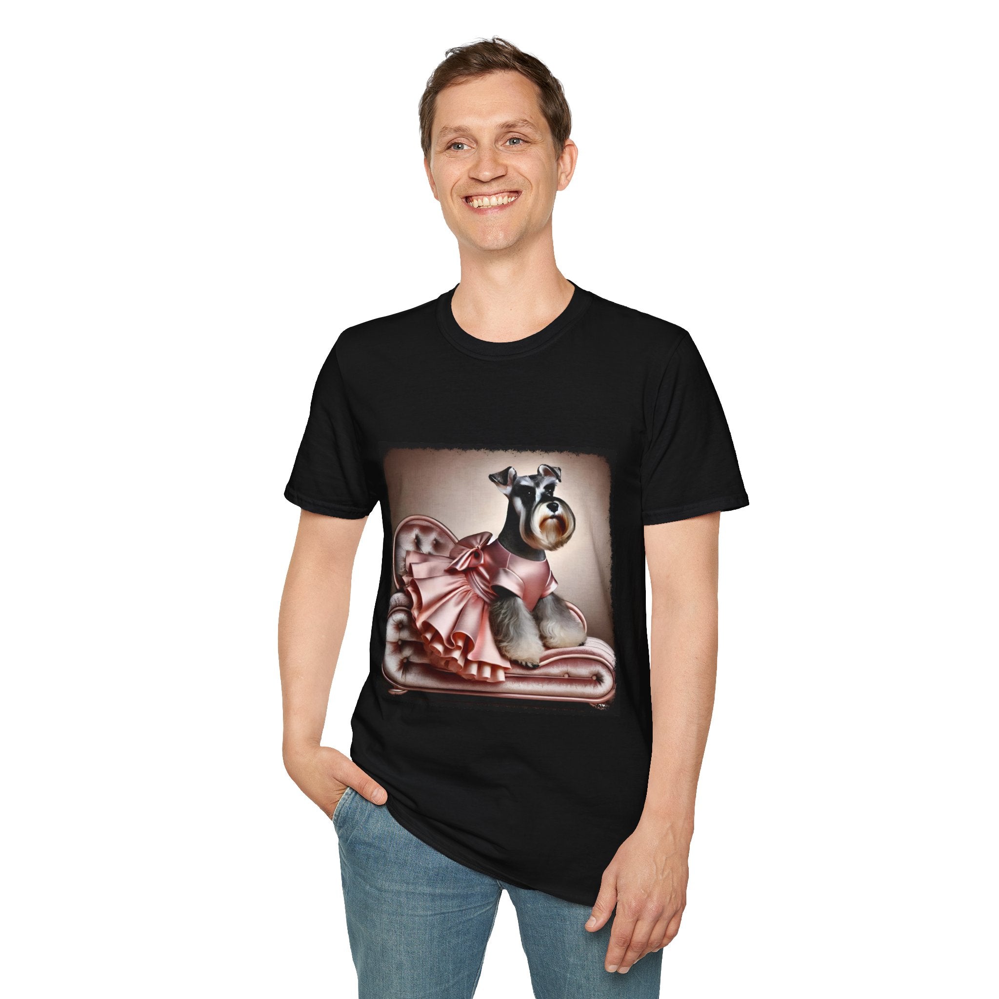 Schnauzer Blush Baby | Unisex Dog T-Shirt