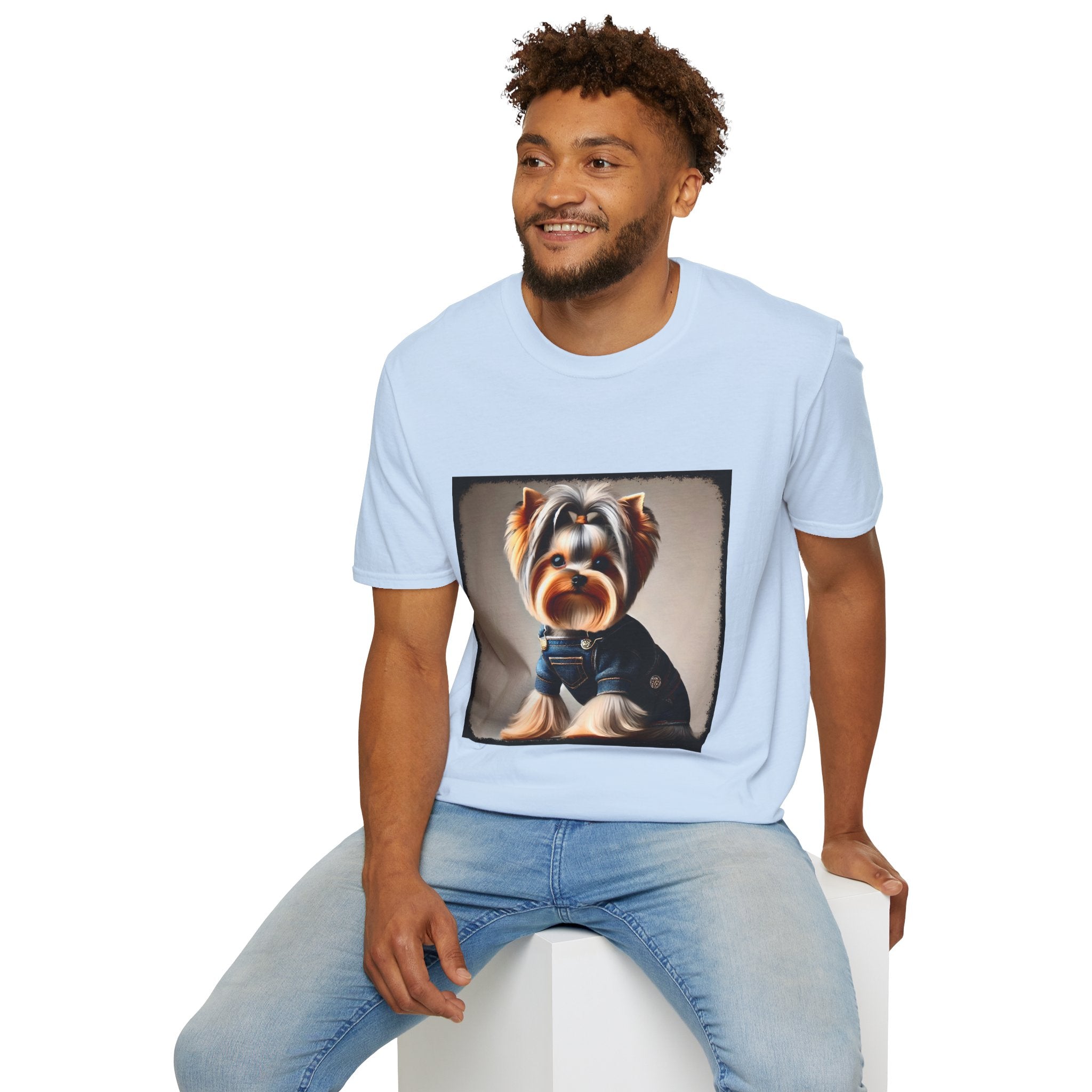 Yorkshire Terrier Jean Babe | Unisex Dog T-Shirt